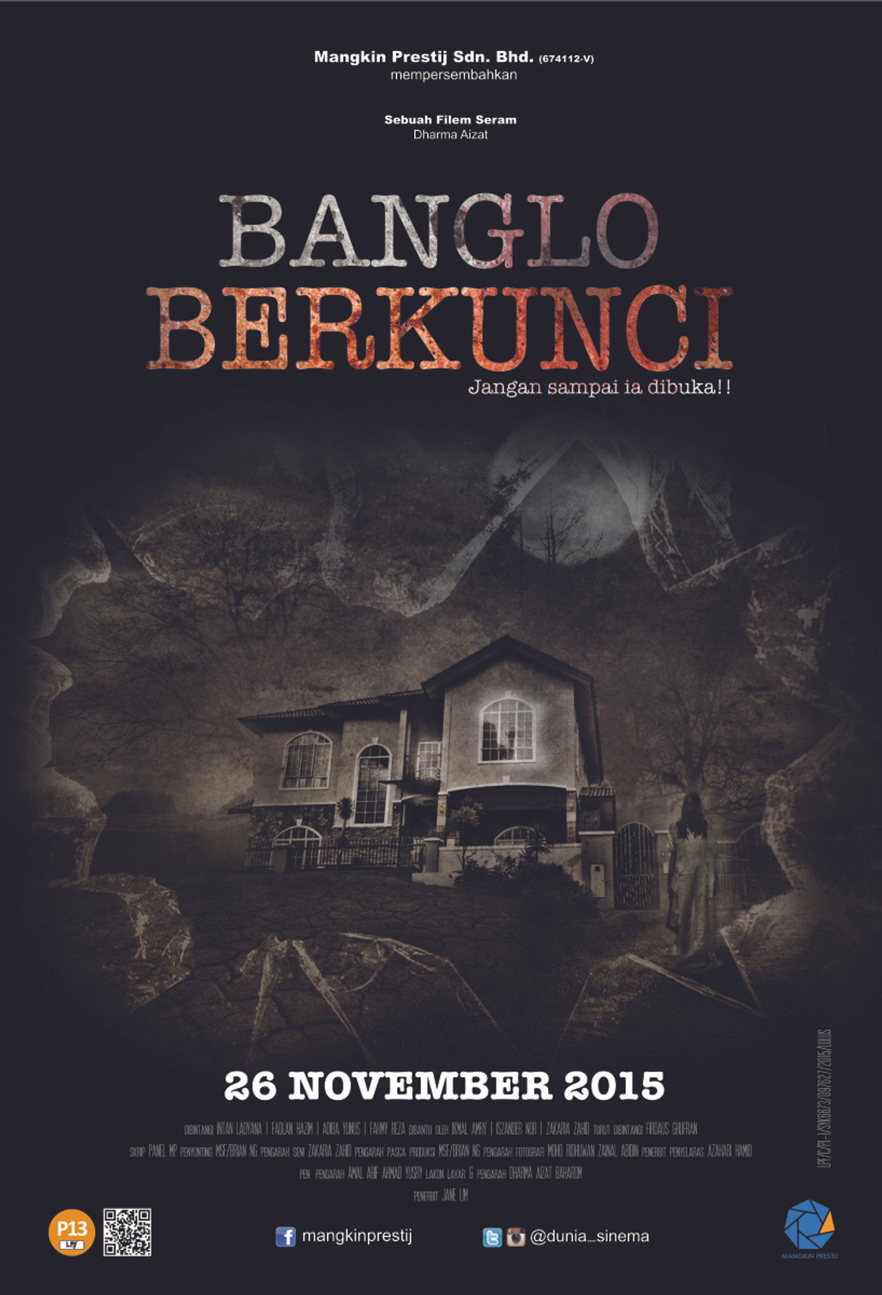 Banglo Berkunci Backdrop