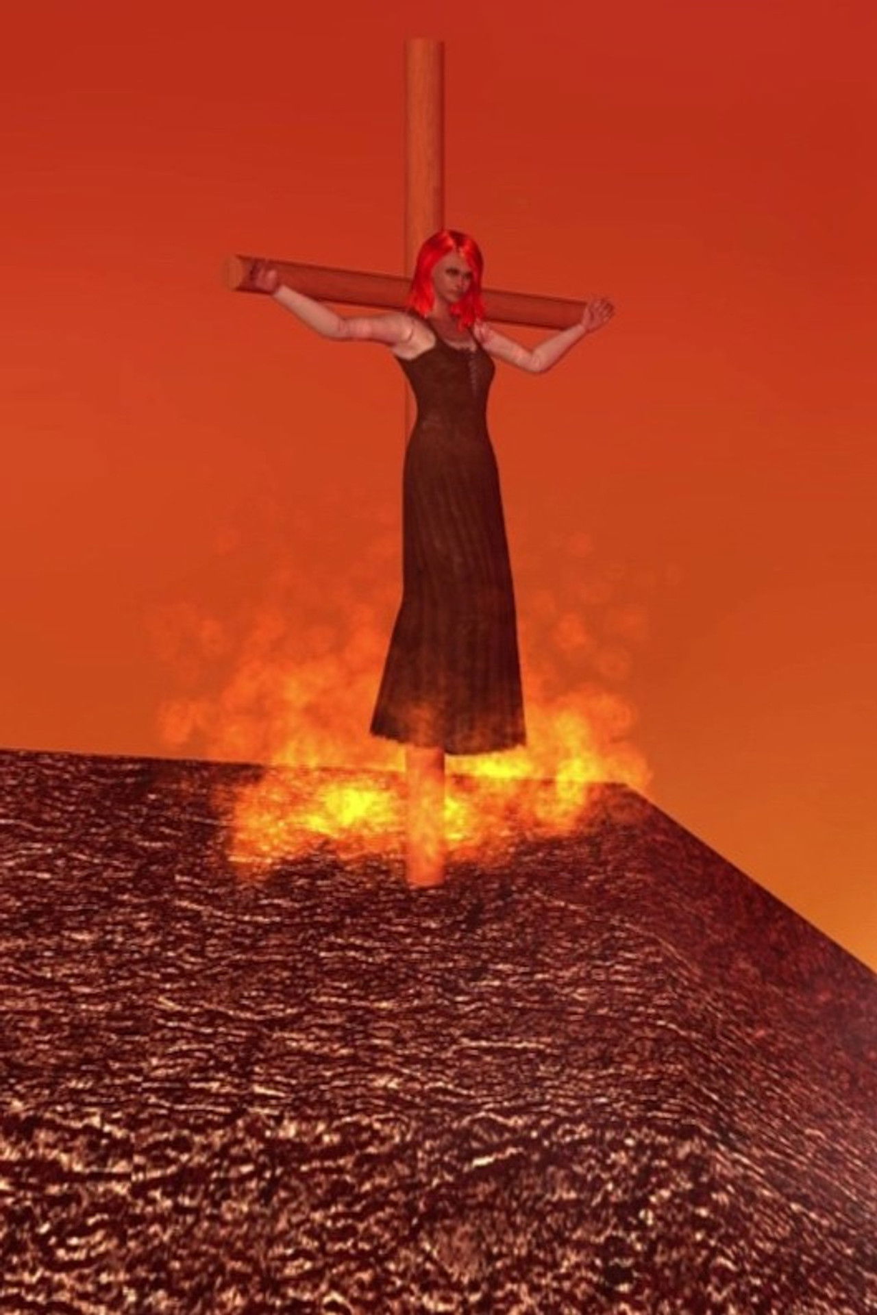 Martins Feuer Backdrop