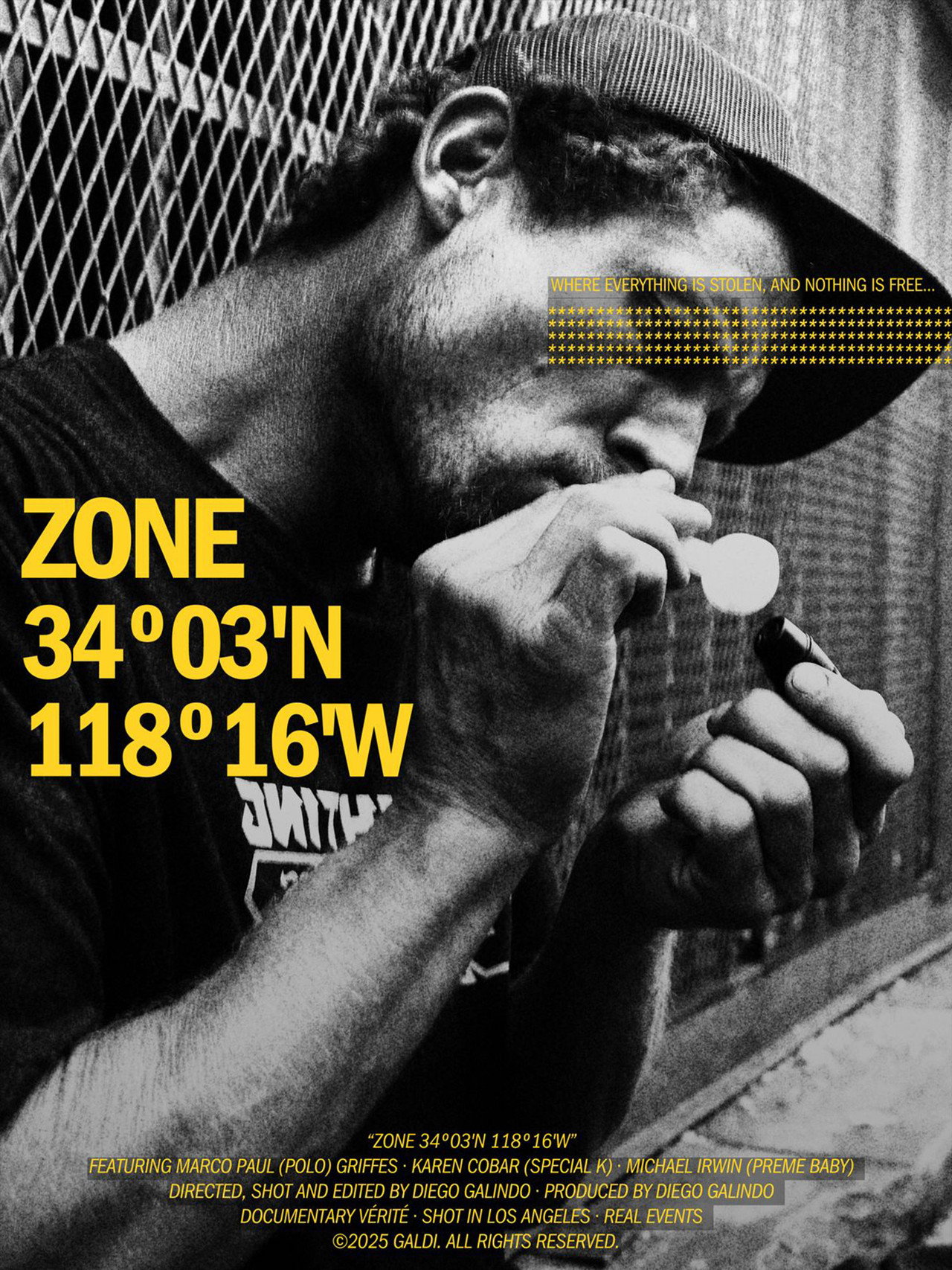 ZONE 34º03'N 118º16'W filmaffisch