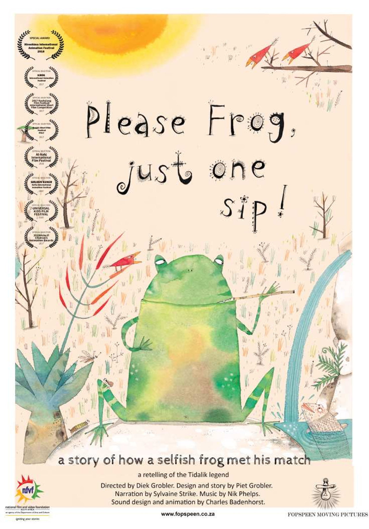 Please frog, just one sip!