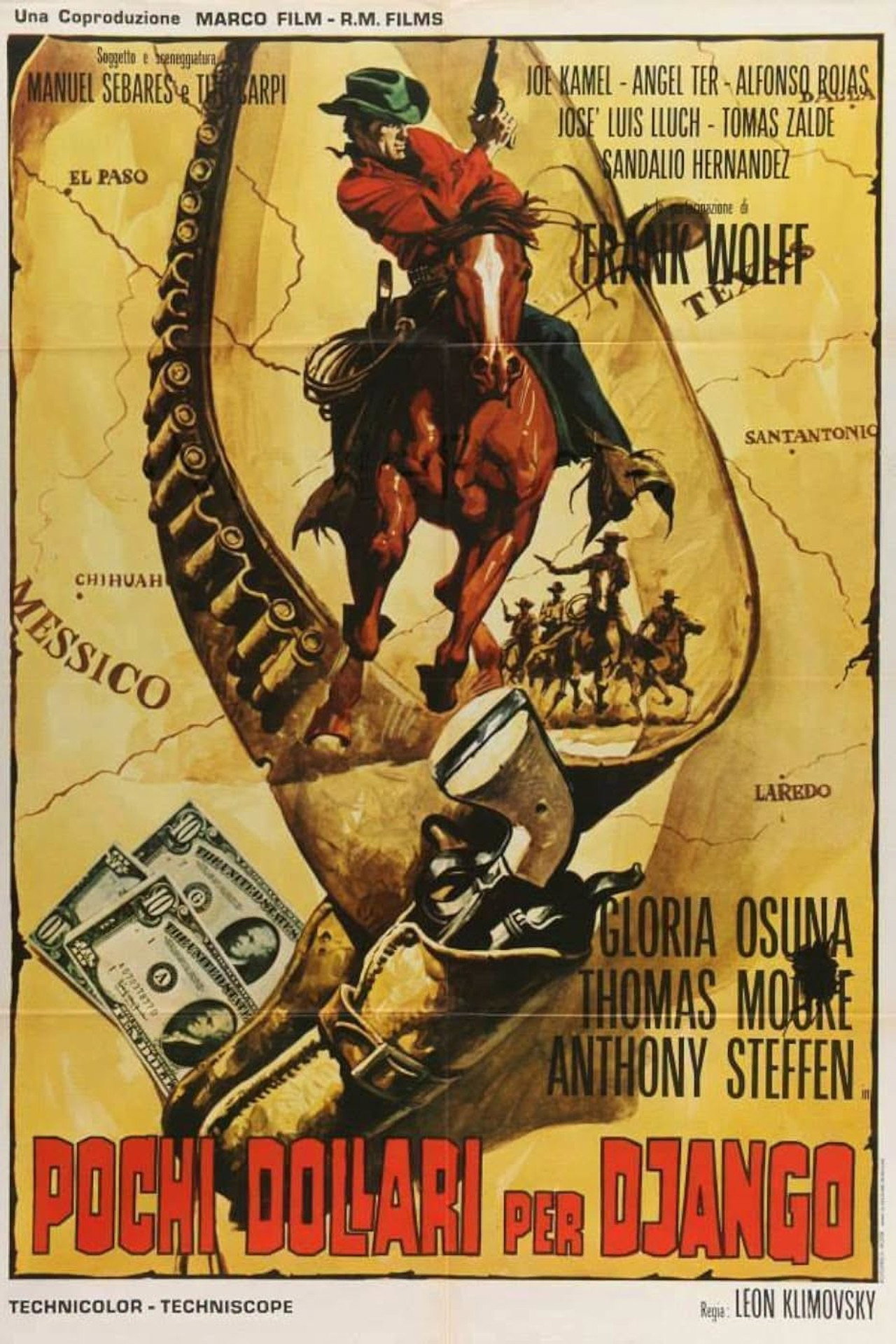 Pochi dollari per Django filmaffisch