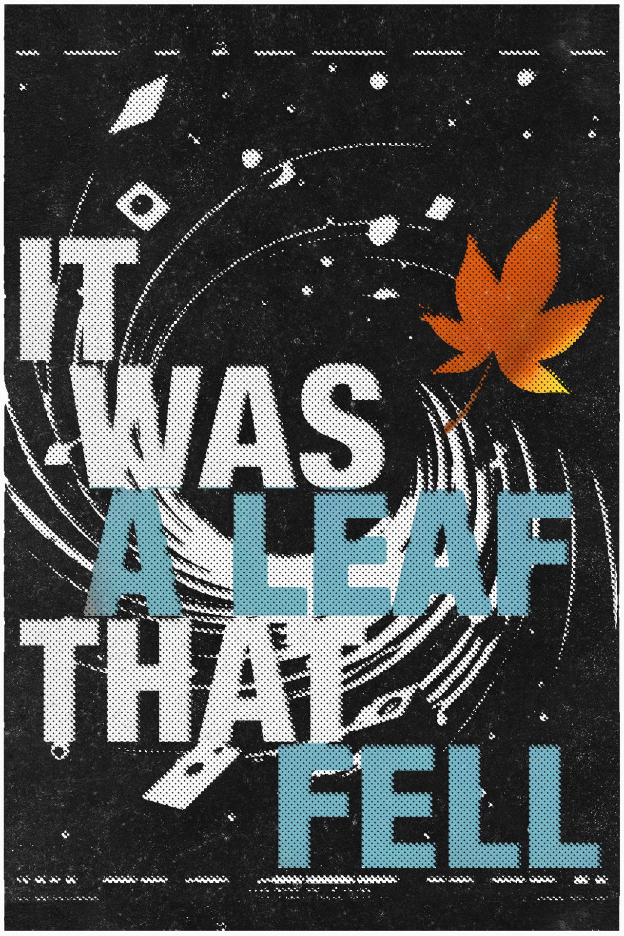 It Was A Leaf That Fell Backdrop