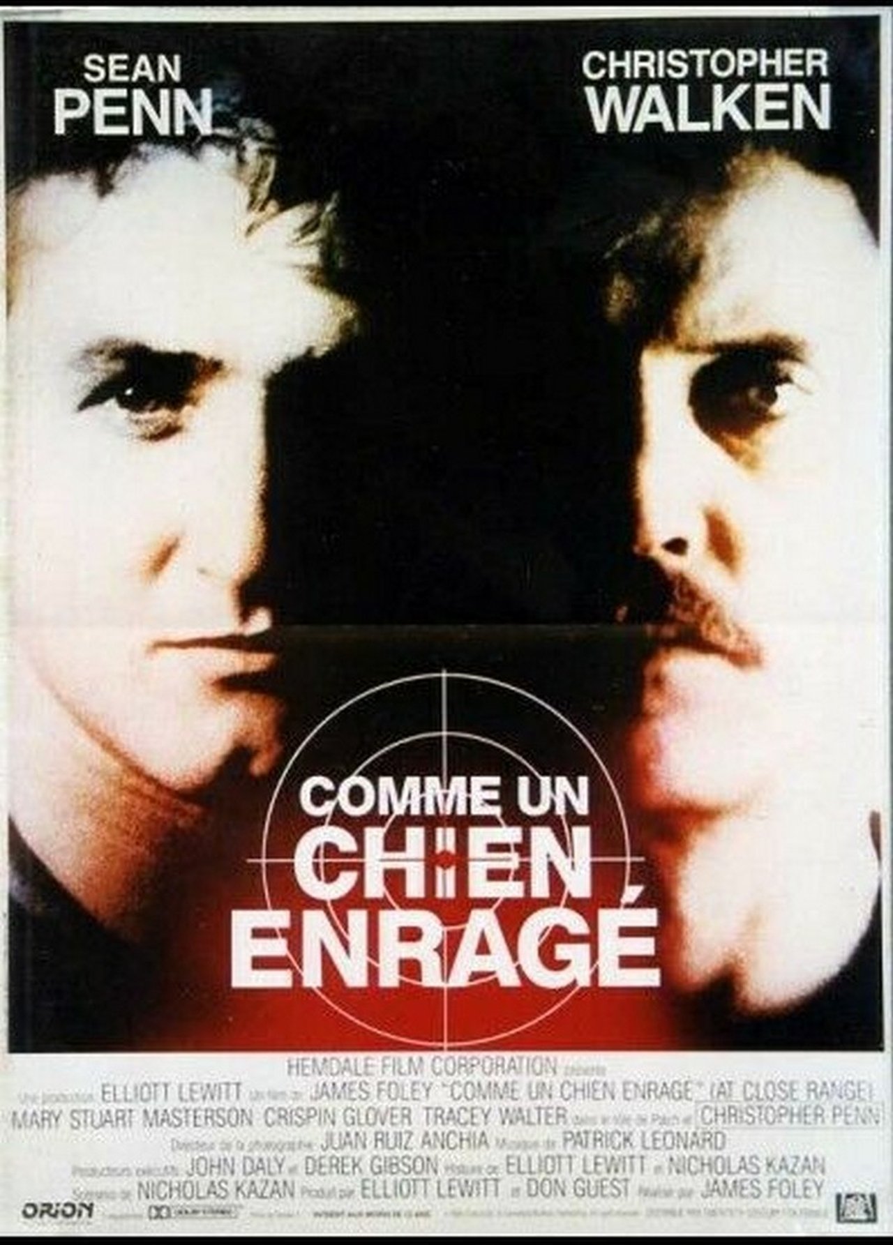 Comme un chien enragé poster