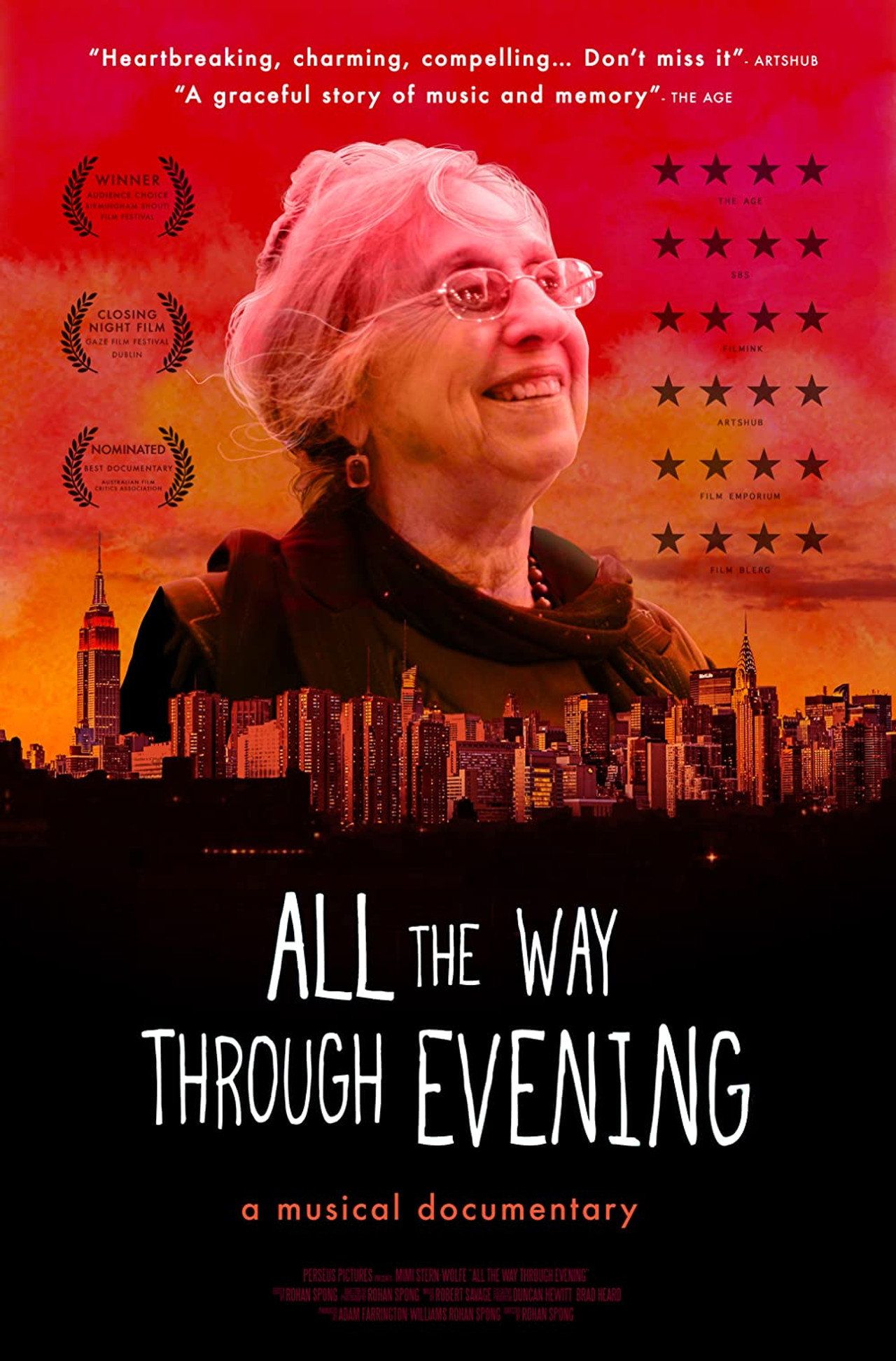 All the Way Through Evening filmaffisch