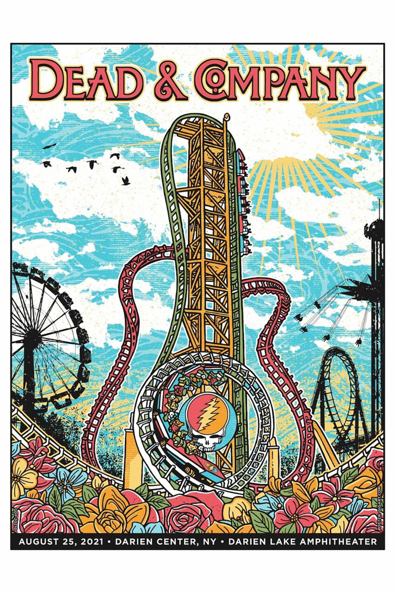 Dead & Company: 2021-08-25 Darien Lake Amphitheater, Darien Center, NY Backdrop