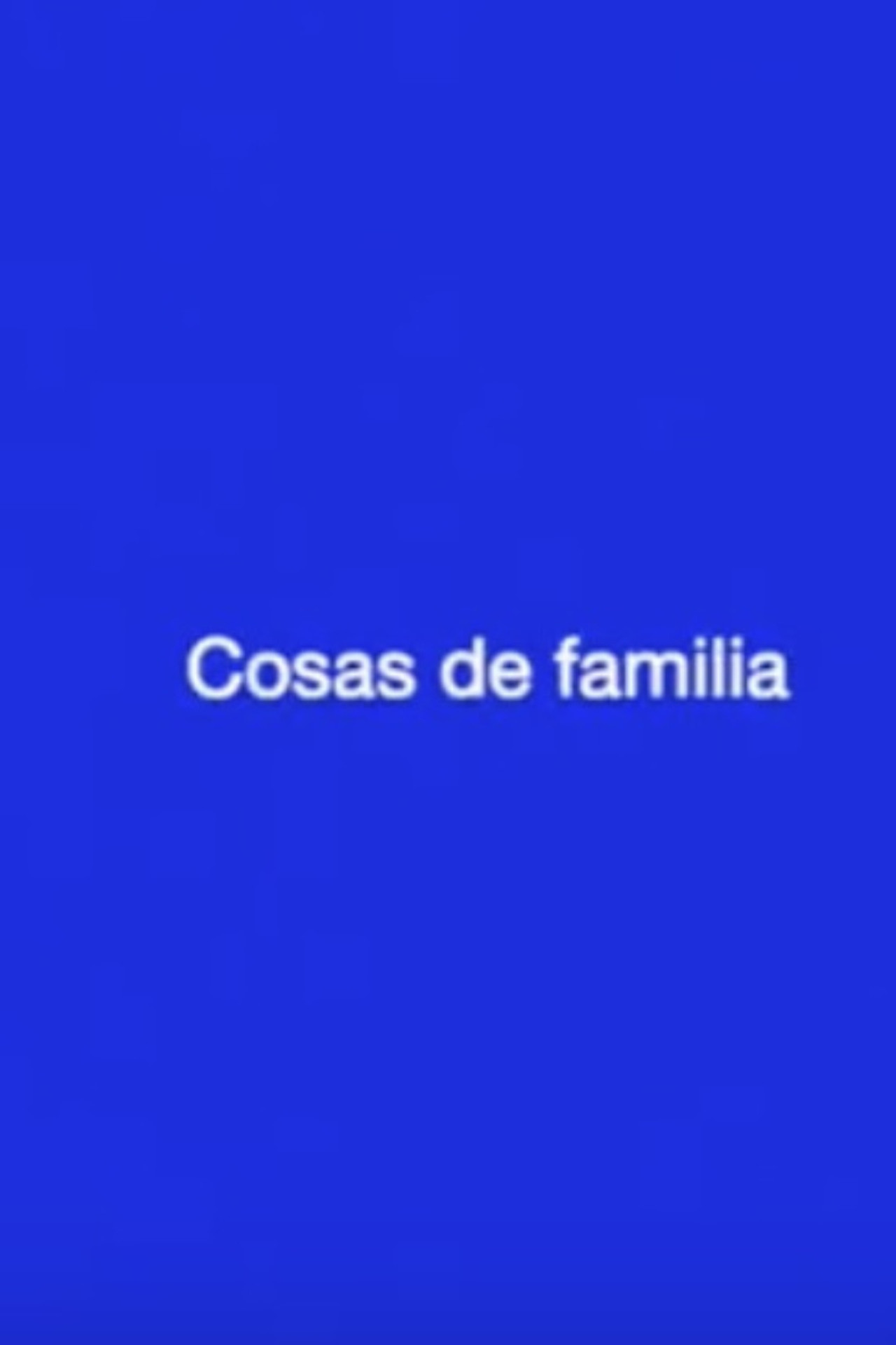 Cosas de familia filmaffisch