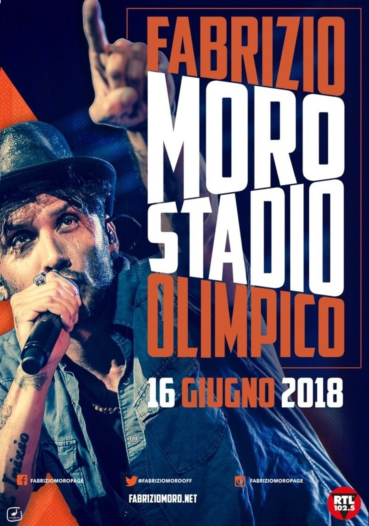 Fabrizio Moro: Stadio Olimpico Backdrop