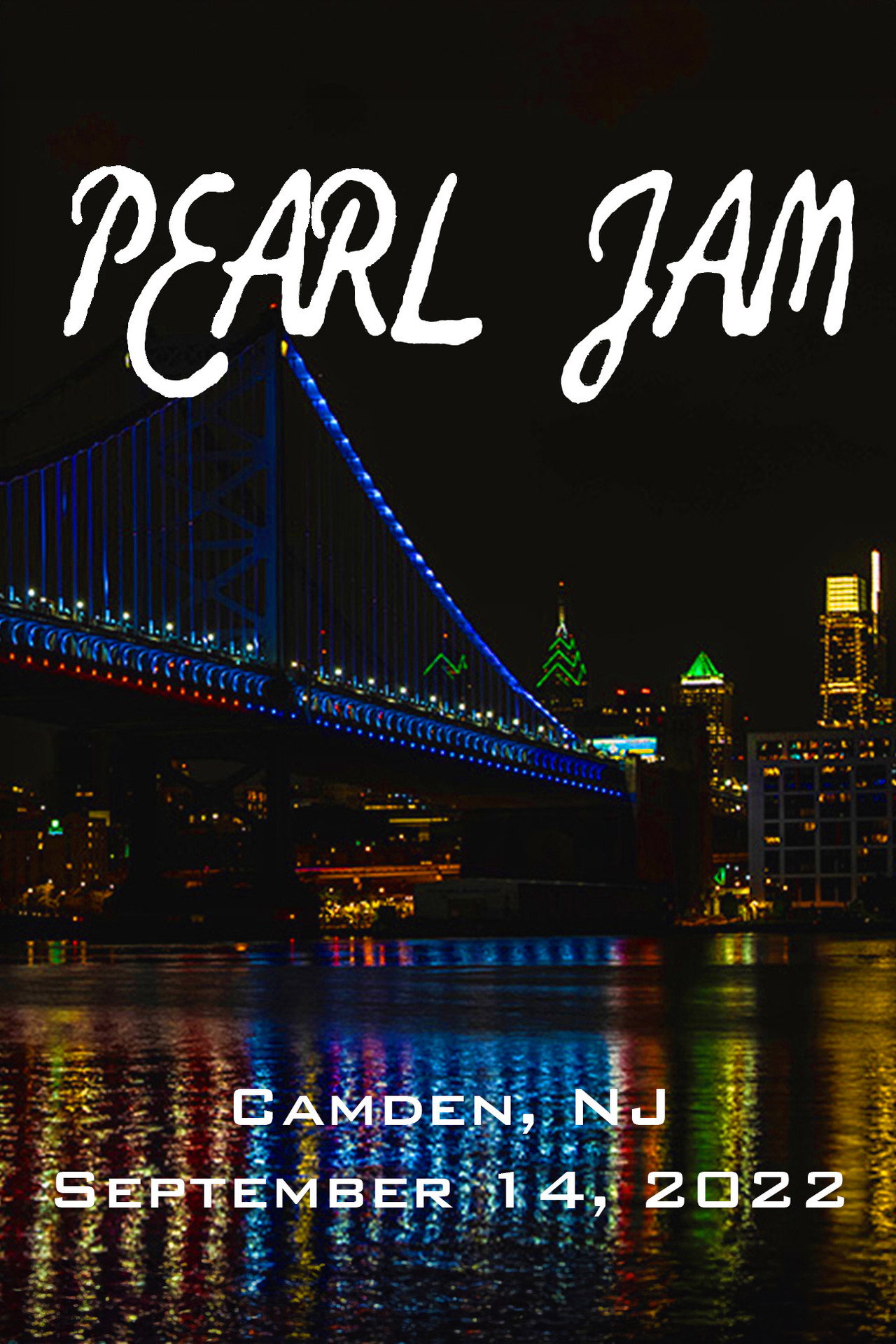 Pearl Jam: Camden, NJ 2022 Backdrop