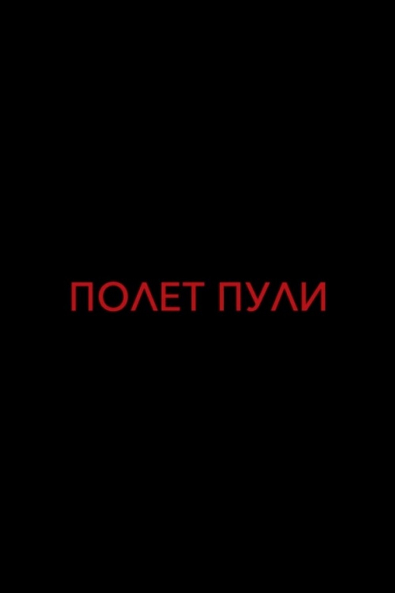 Полет пули filmaffisch