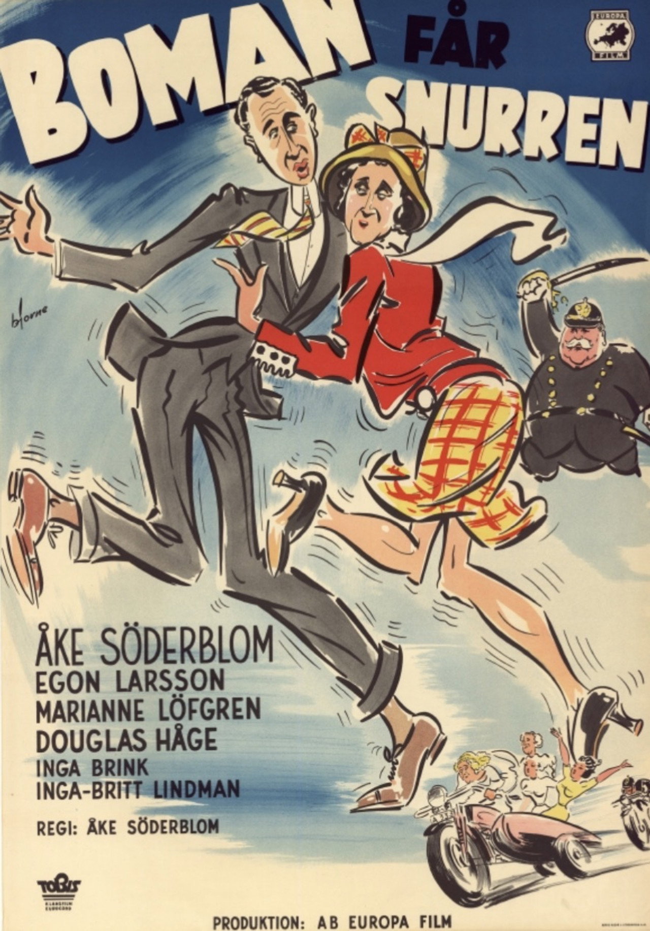 Boman får snurren Backdrop