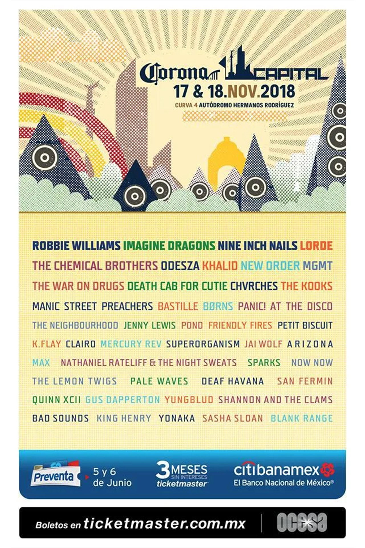 MGMT live at Corona Capital filmaffisch