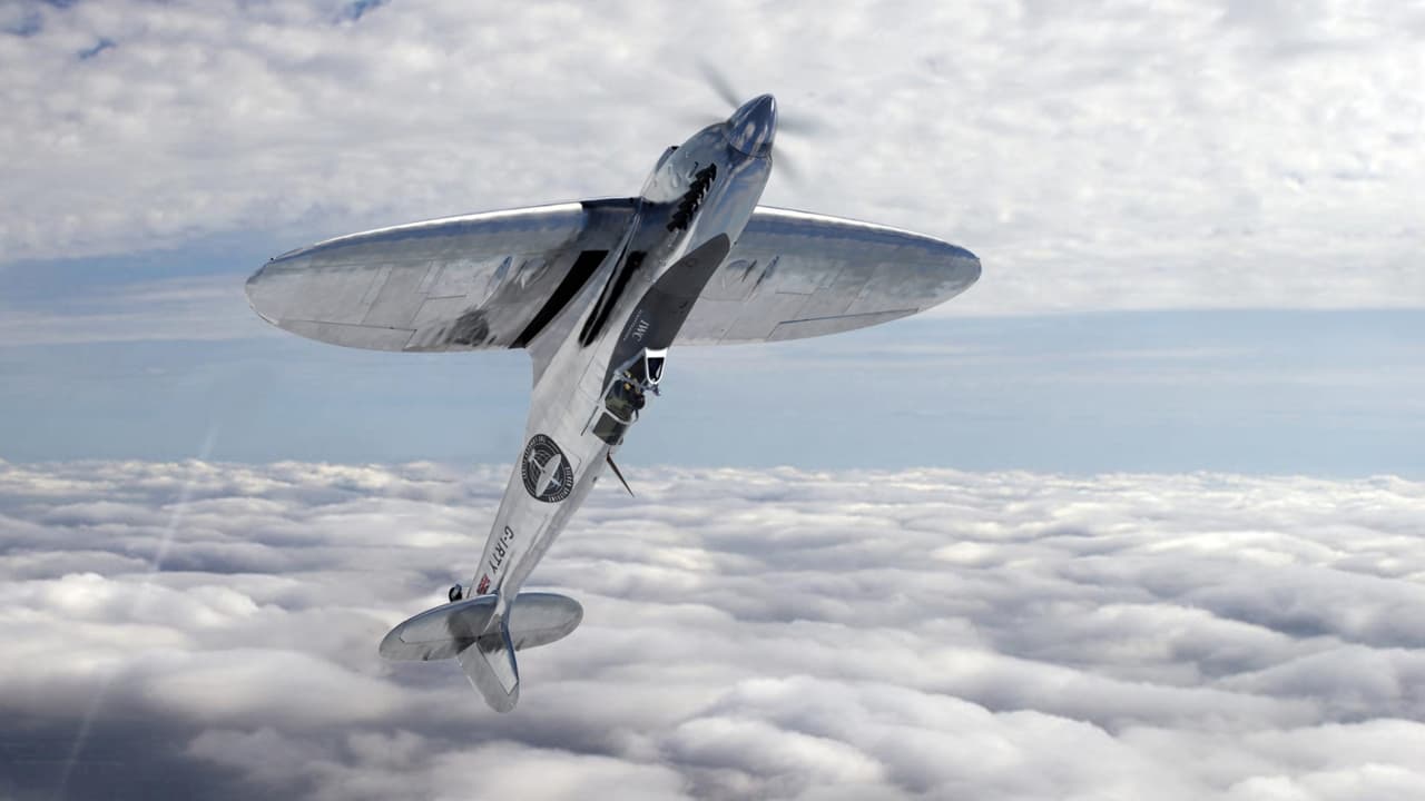 Silver Spitfire - The Longest Flight background