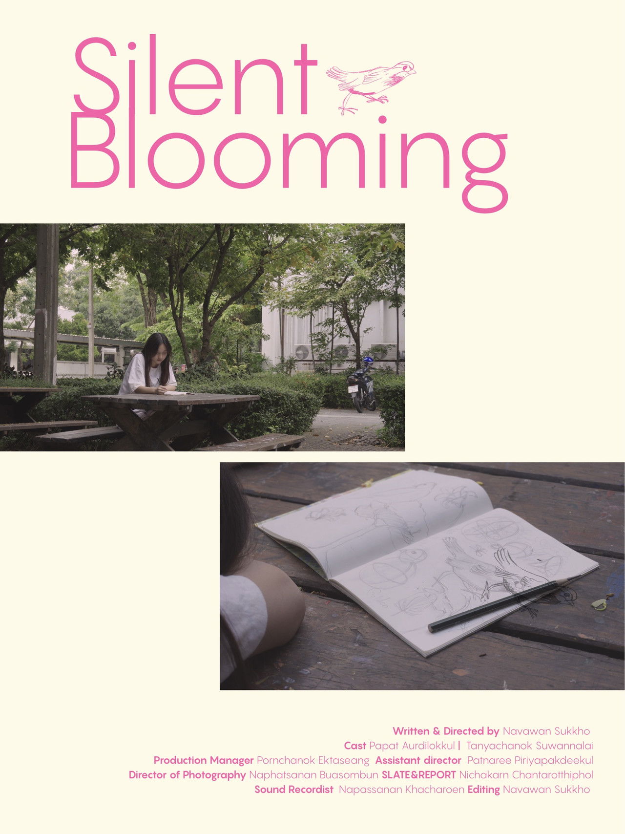 Slient Blooming Backdrop