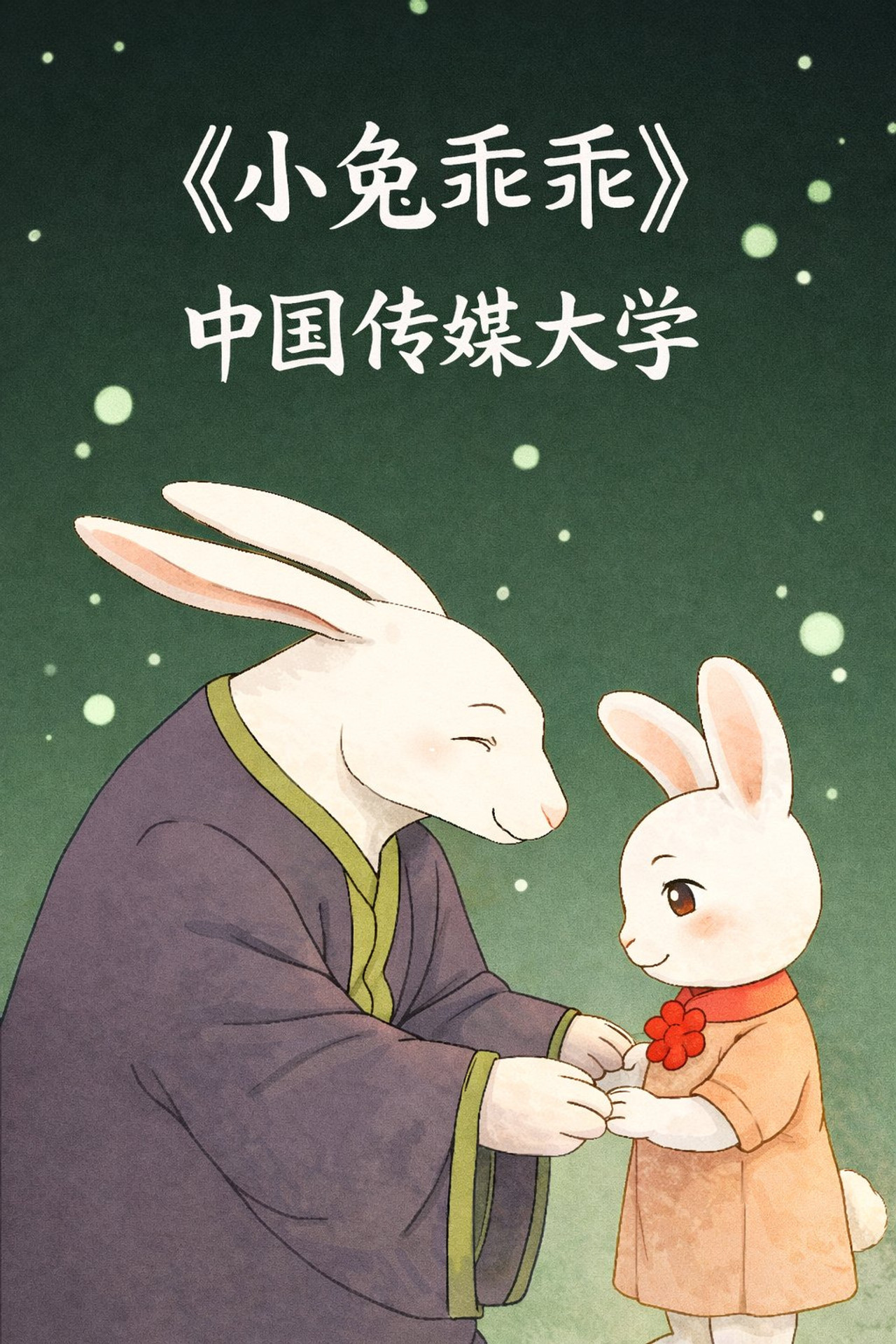 Little bunny, be good poster
