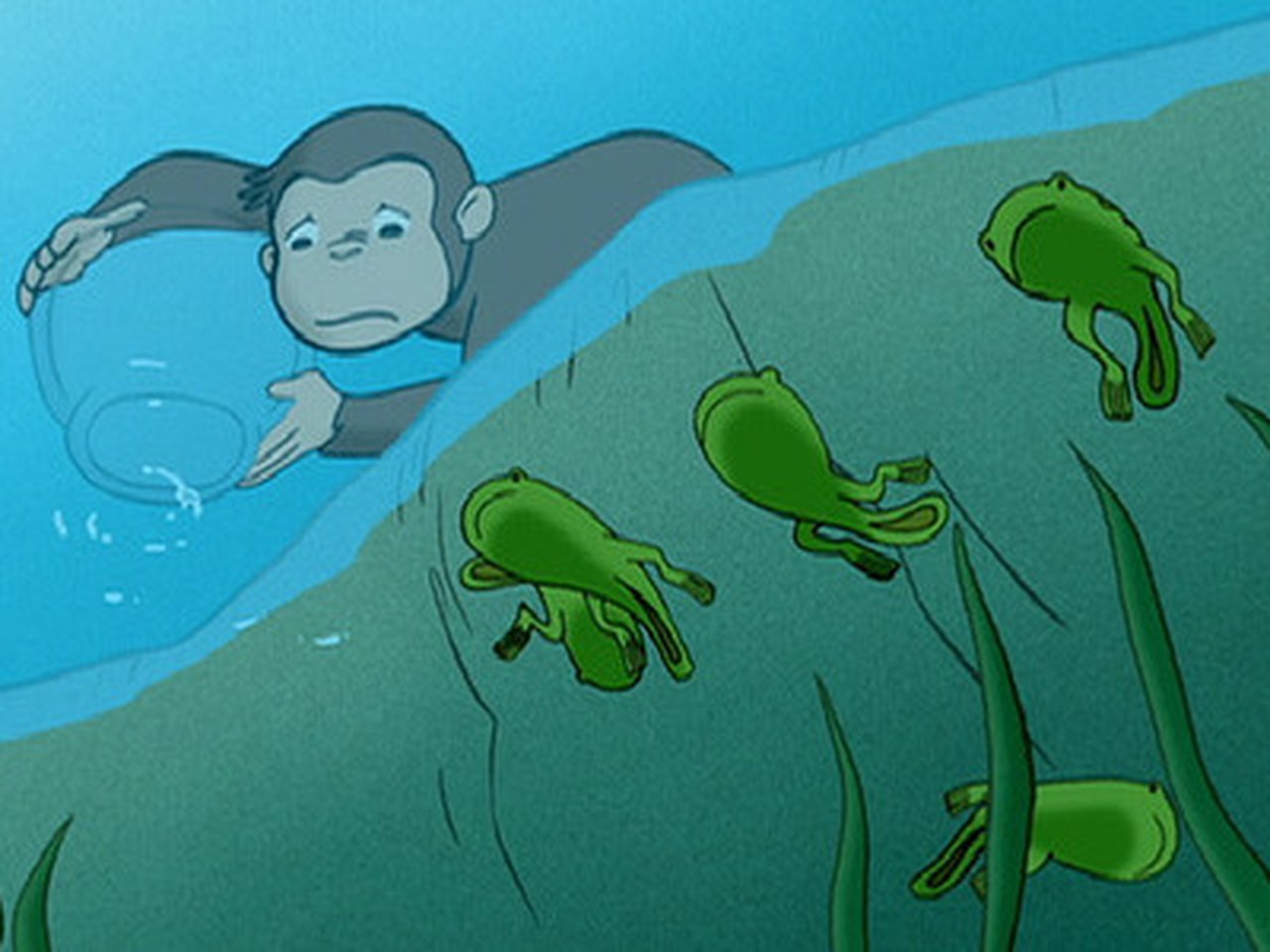 Curious George - Season 1 Episode 19 : Curious George Discovers the Poles