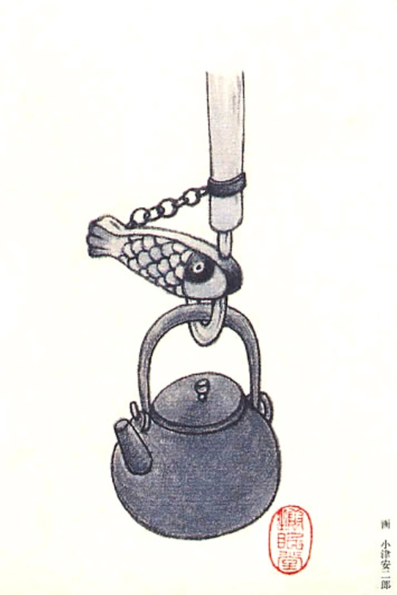 Ozu's Films from Behind the Scenes Backdrop