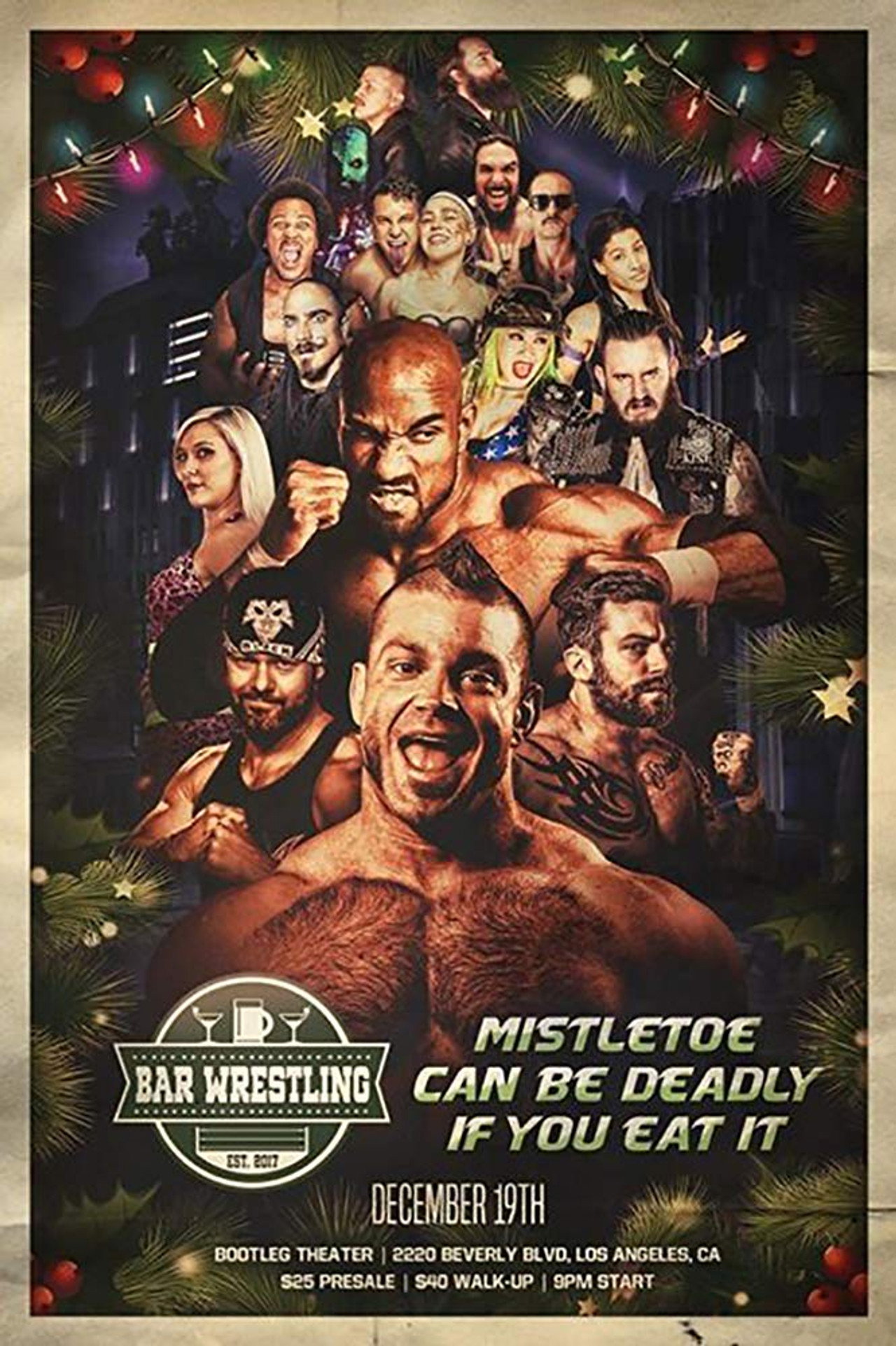 Bar Wrestling 26: Mistletoe Can Be Deadly If You Eat It