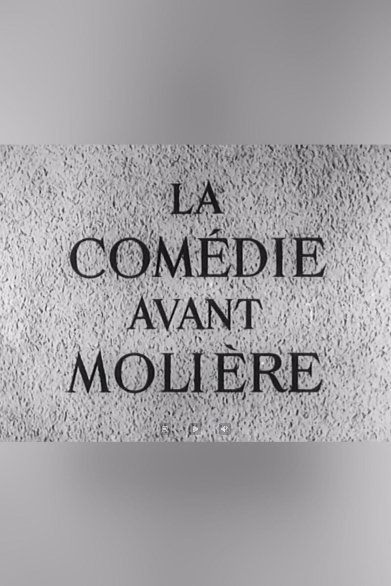 La Comédie avant Molière Backdrop