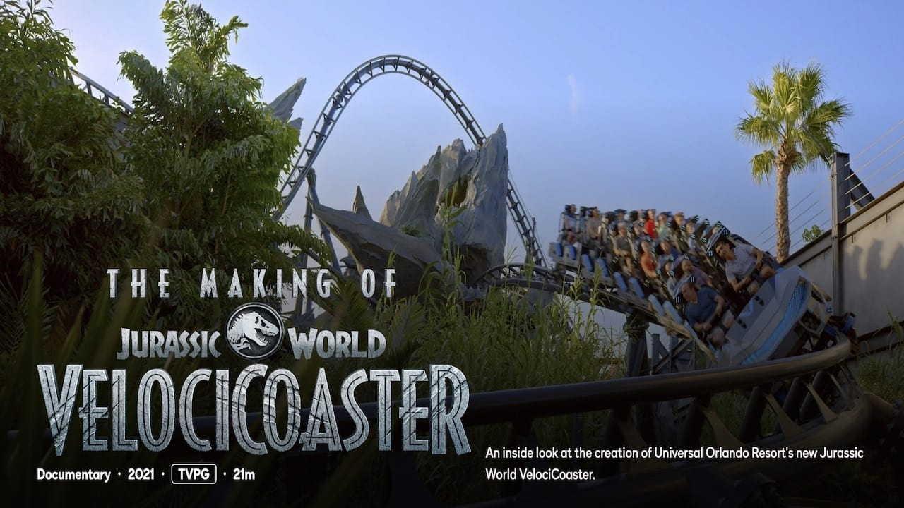 The Making of Jurassic World VelociCoaster background