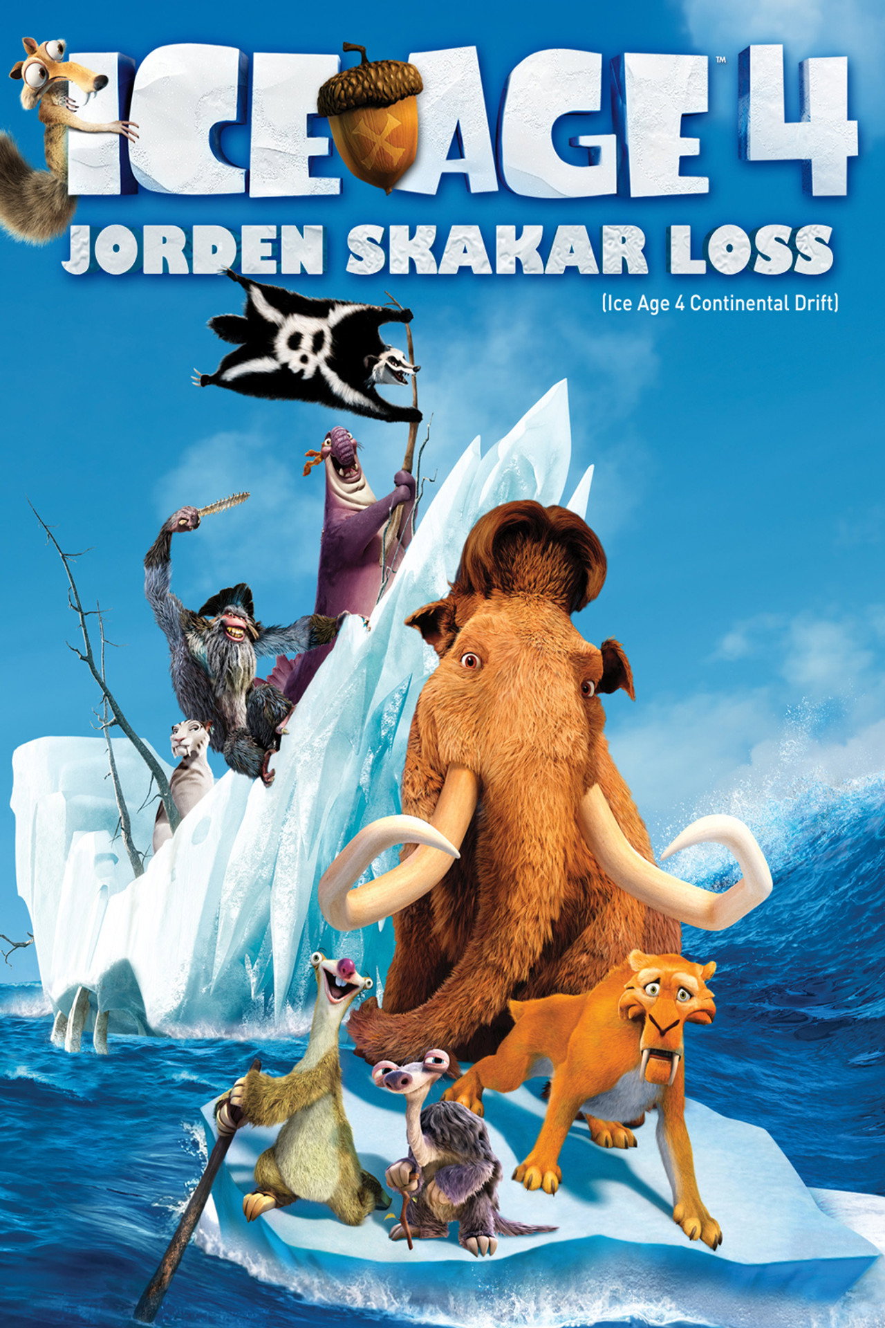 Ice Age 4: Jorden skakar loss filmaffisch