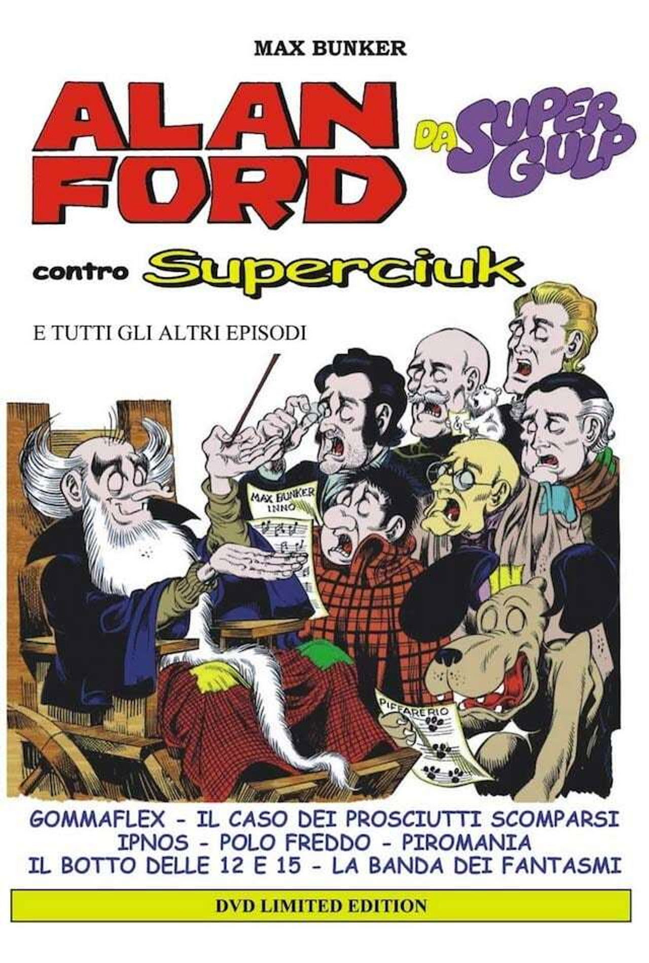Alan Ford And The TNT Group Against Superhiccup Backdrop