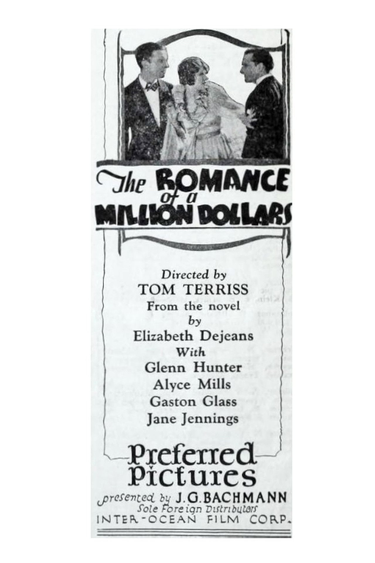 The Romance of a Million Dollars Backdrop