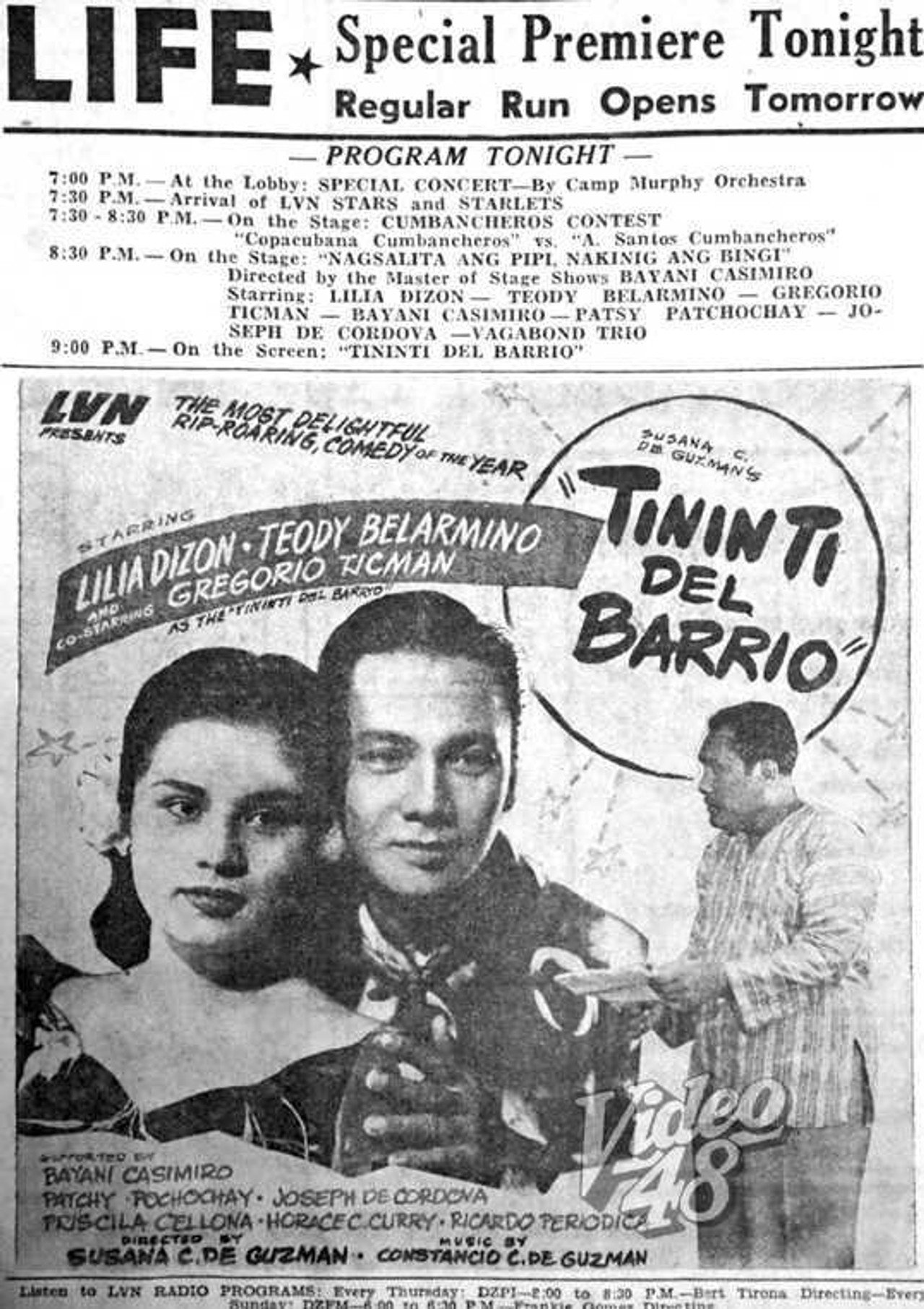 Tininti del Baryo filmaffisch