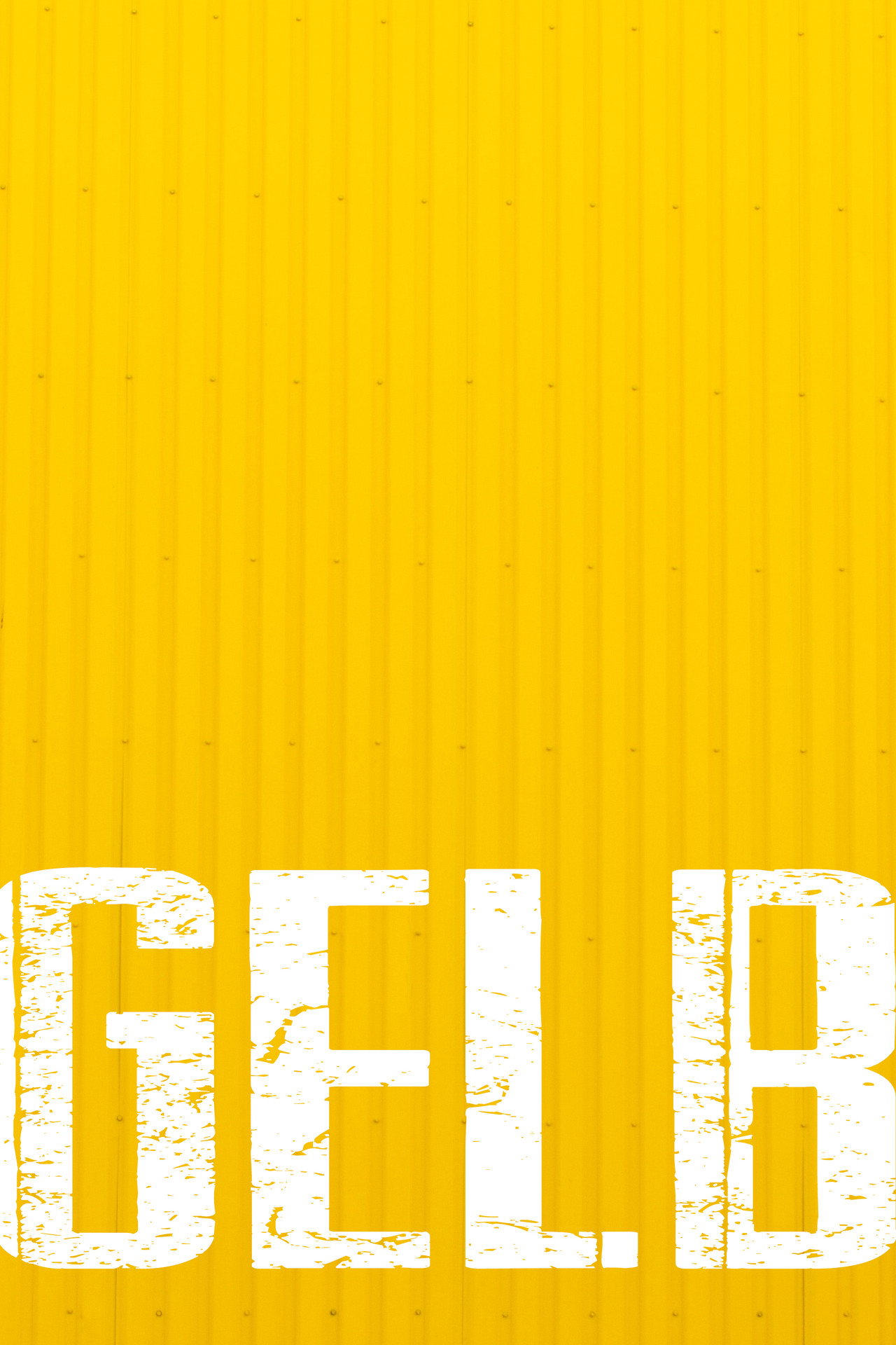 Y E L L O W poster