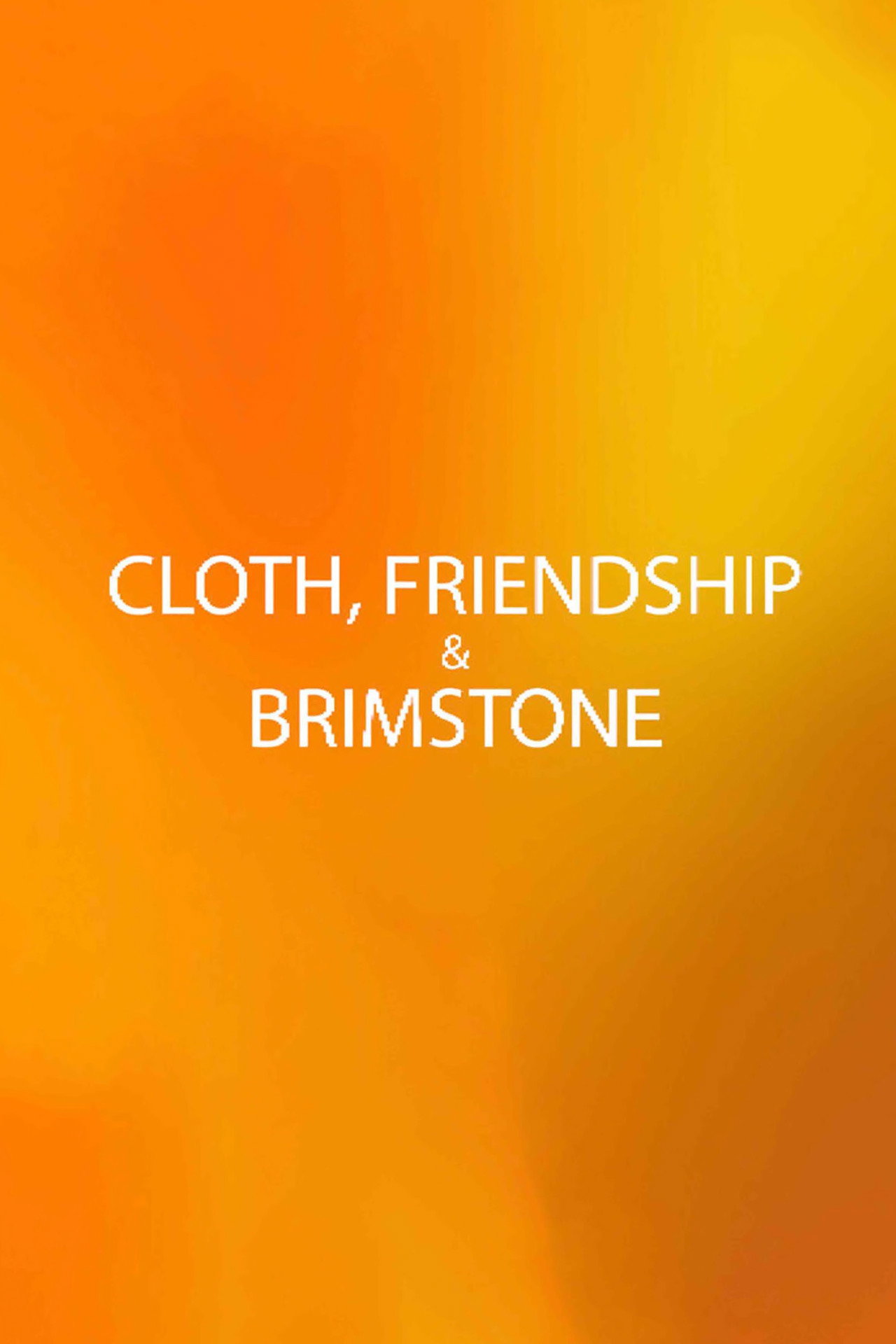 Cloth, Friendship & Brimstone Backdrop