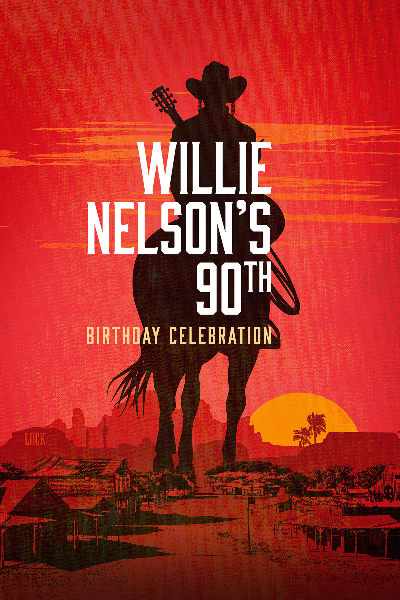 Willie Nelson's 90th Birthday Celebration Backdrop