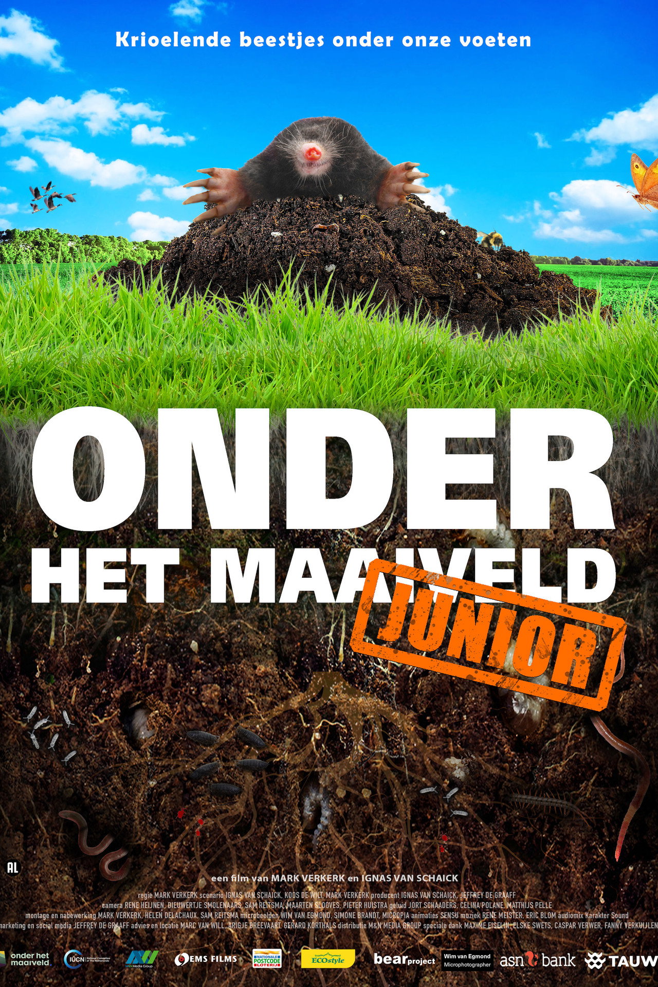 Onder het maaiveld junior filmaffisch