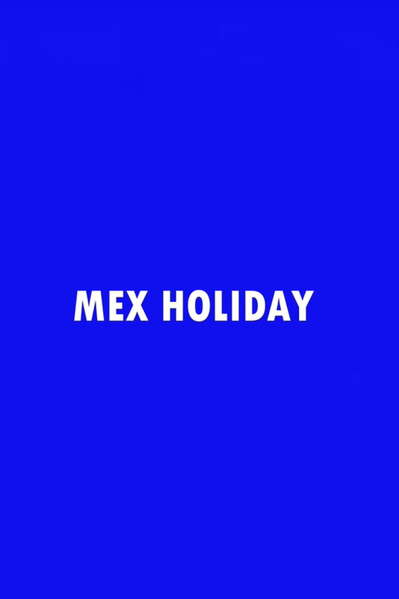 Mex Holiday poster