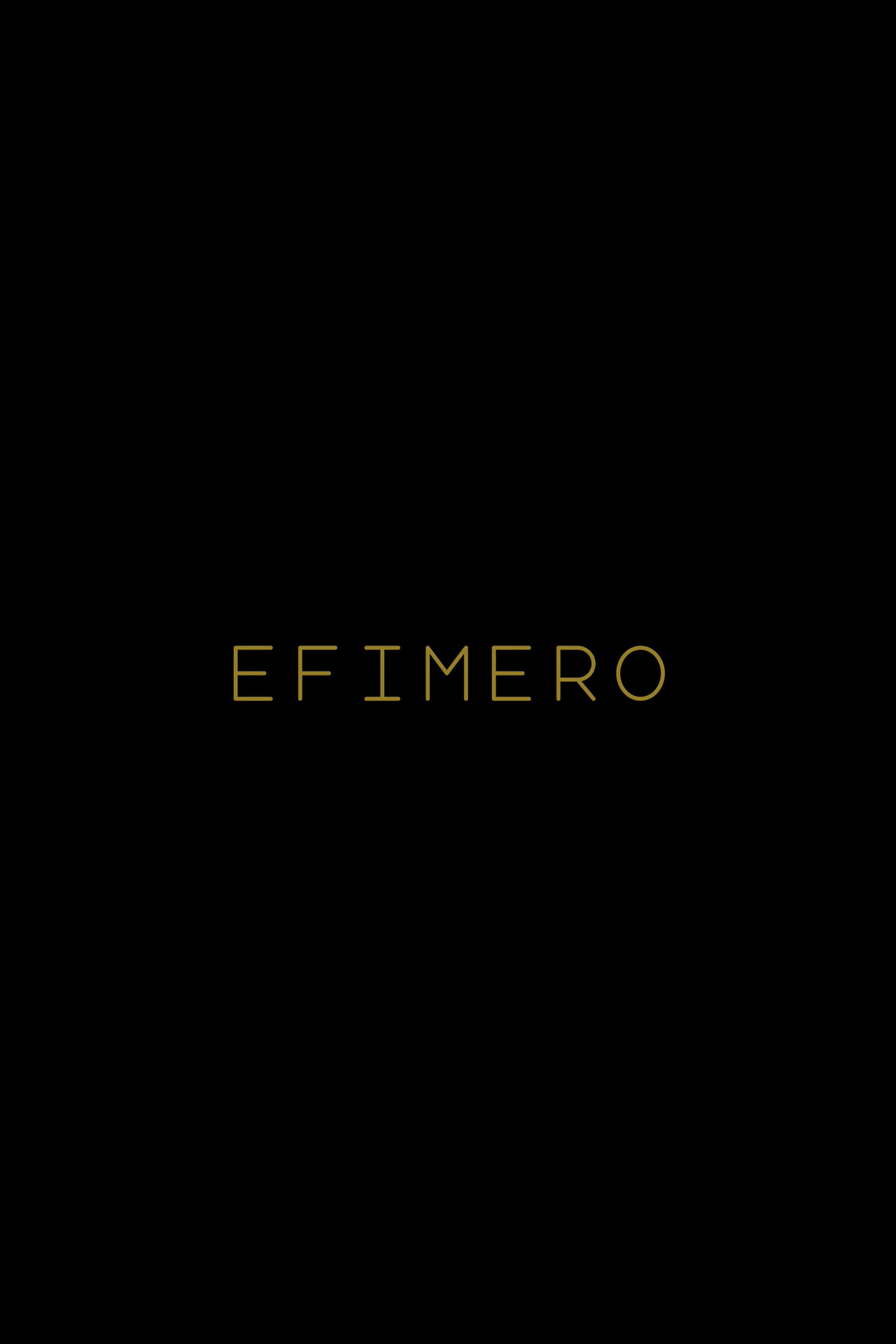 EFÍMERO