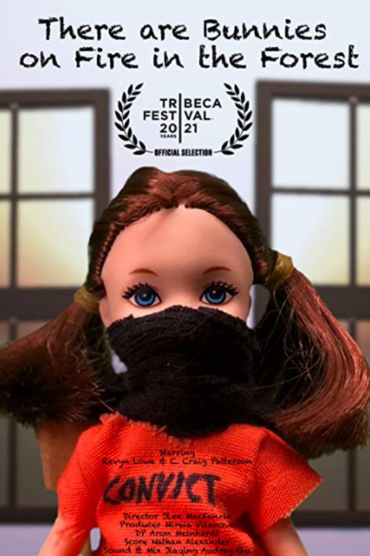 There Are Bunnies On Fire In The Forest filmaffisch