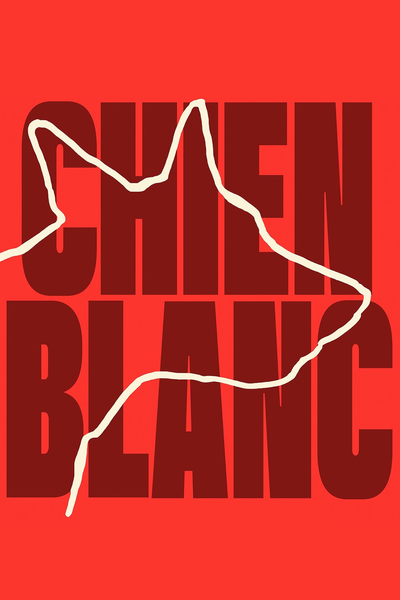 Chien blanc poster