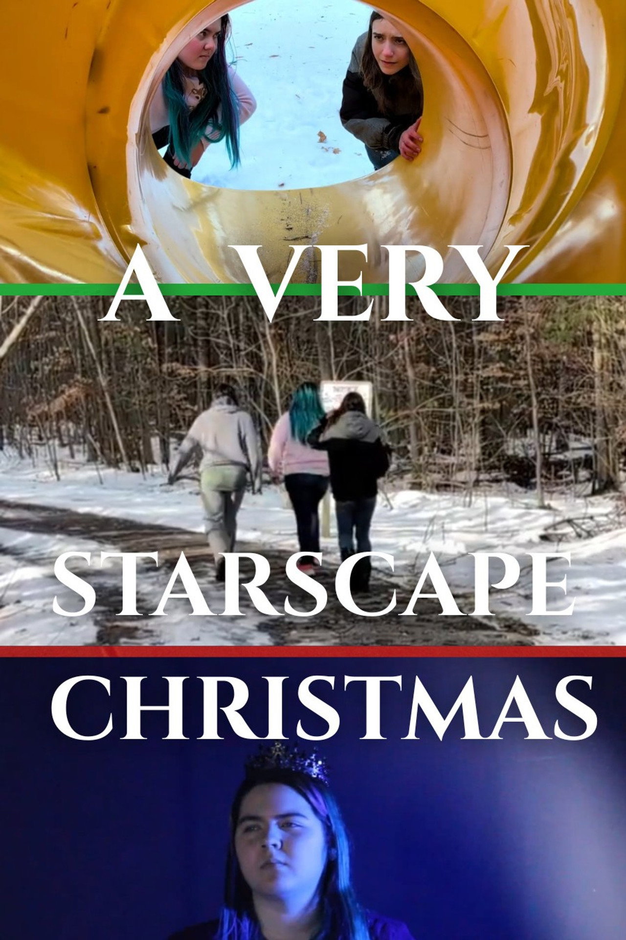 A Very Starscape Christmas Backdrop