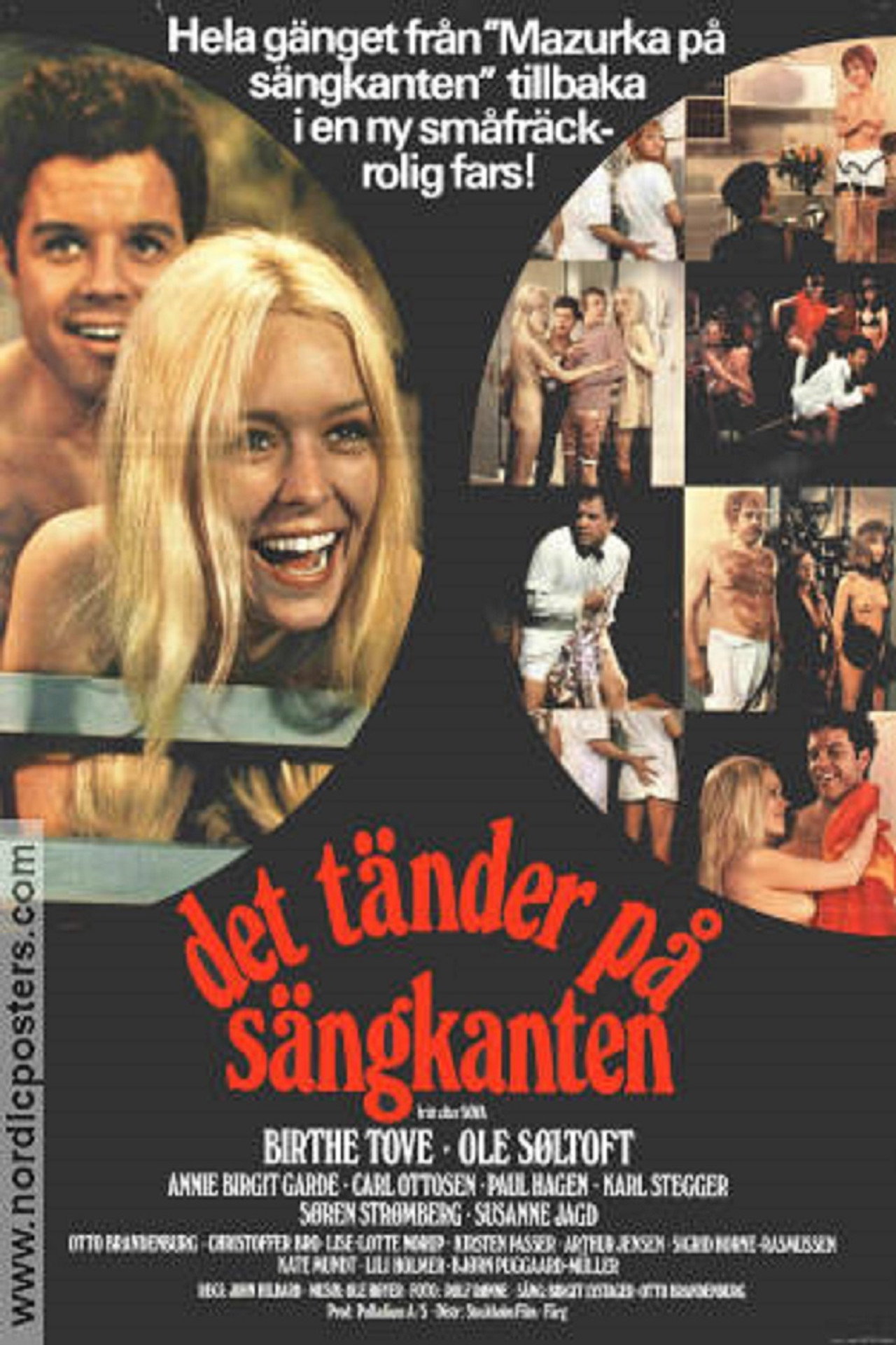 Det tänder på sängkanten filmaffisch