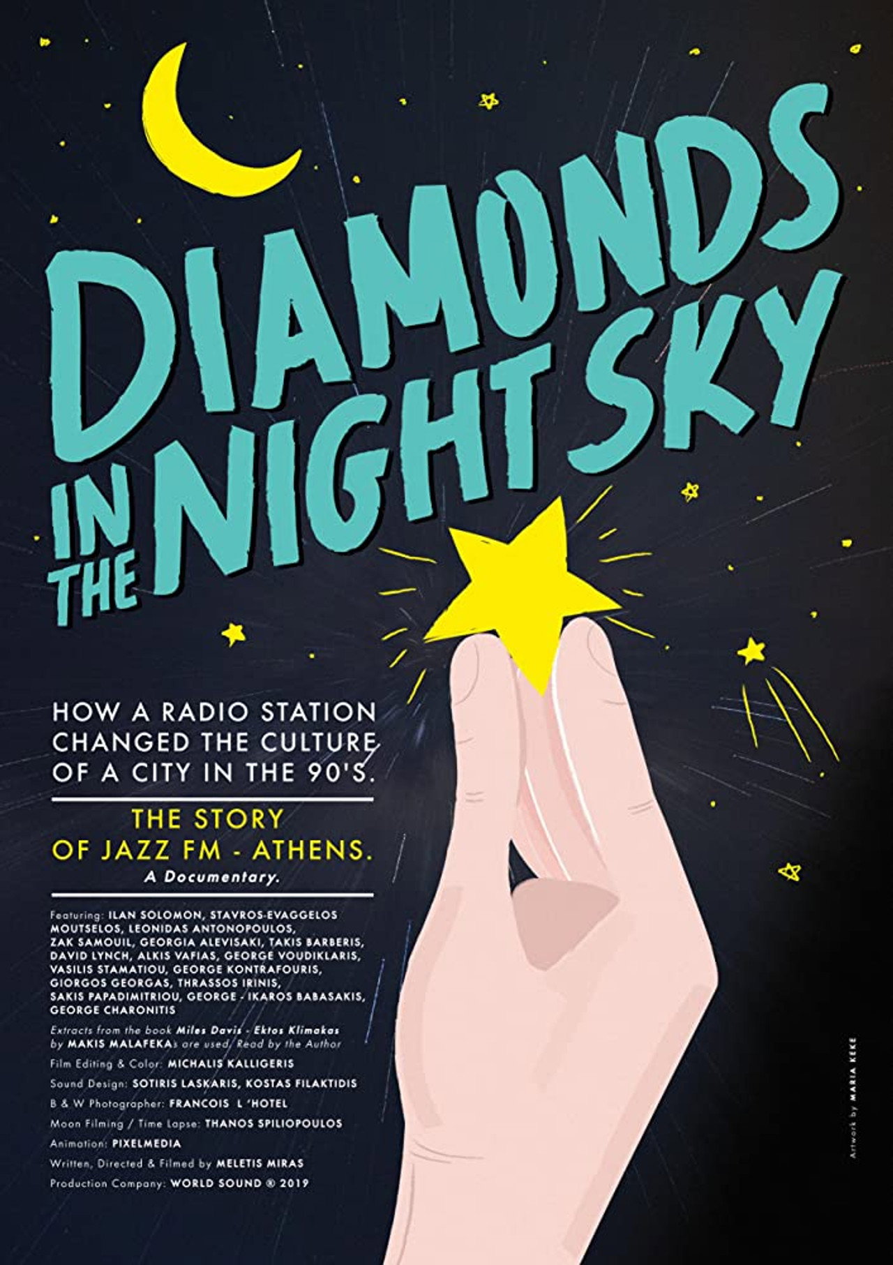 Diamonds in the Night Sky filmaffisch