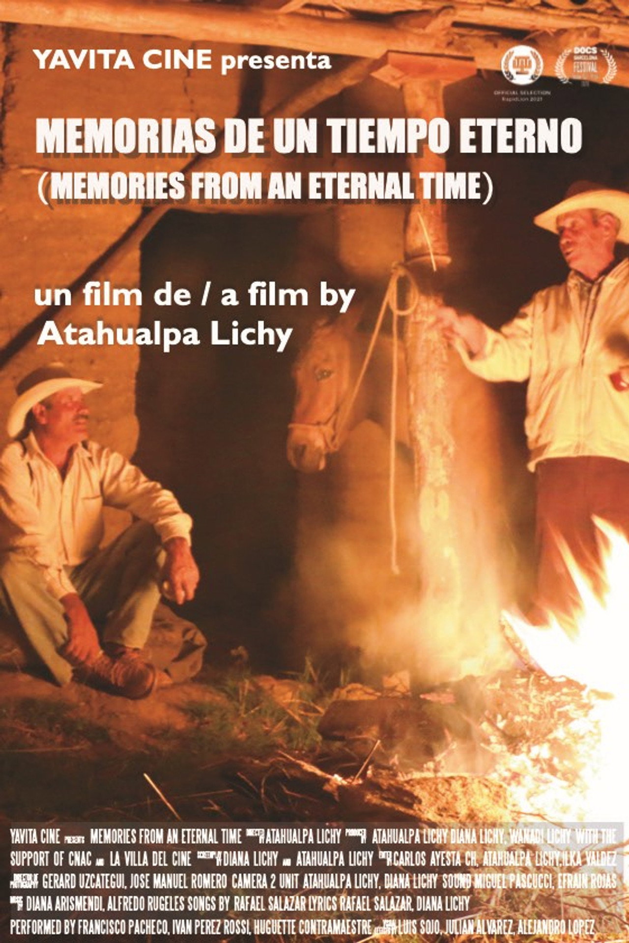 Memorias de un tiempo eterno filmaffisch