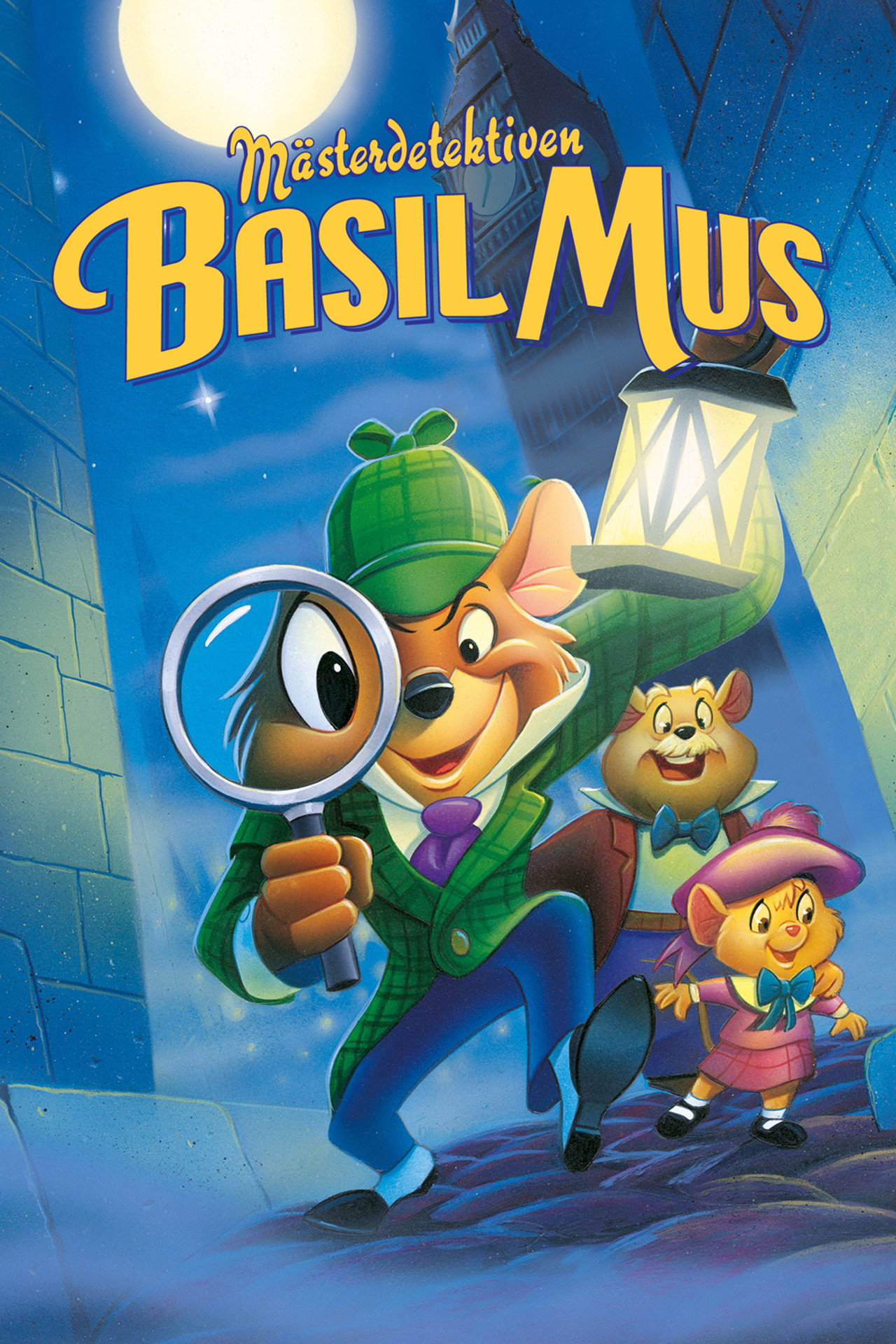 Mästerdetektiven Basil Mus filmaffisch