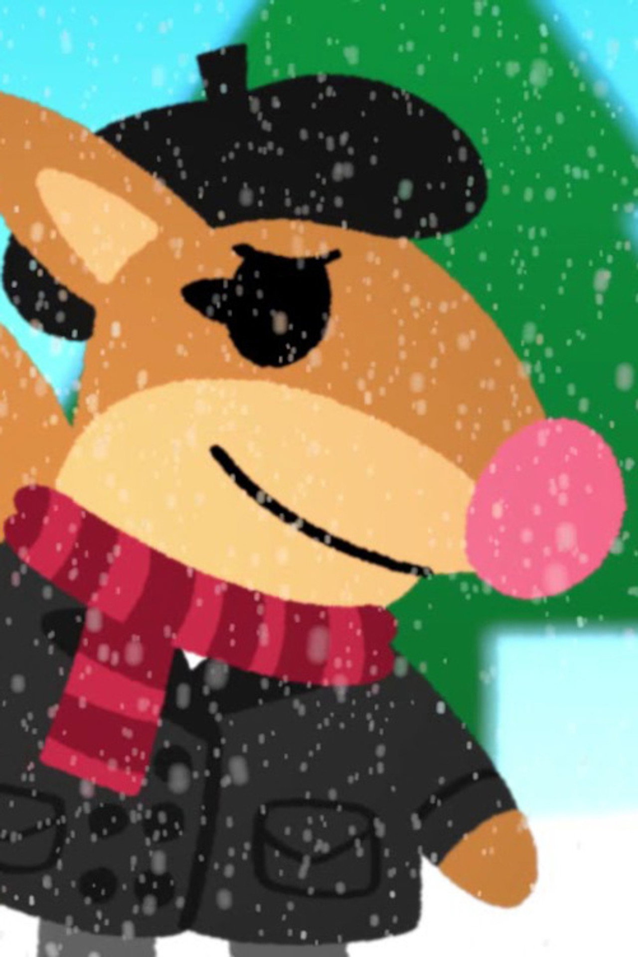 A Rae the Doe Christmas Carol Backdrop