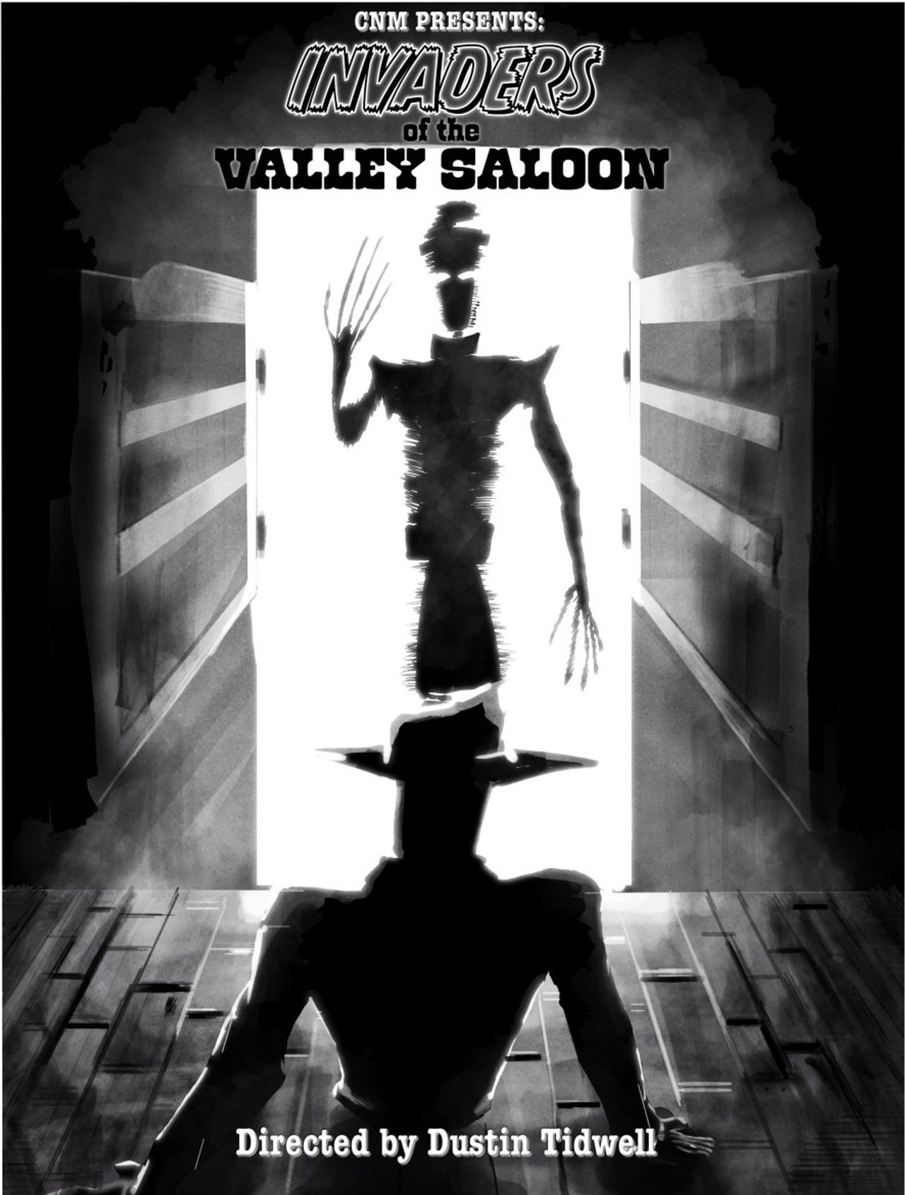 Invaders of the Valley Saloon Backdrop