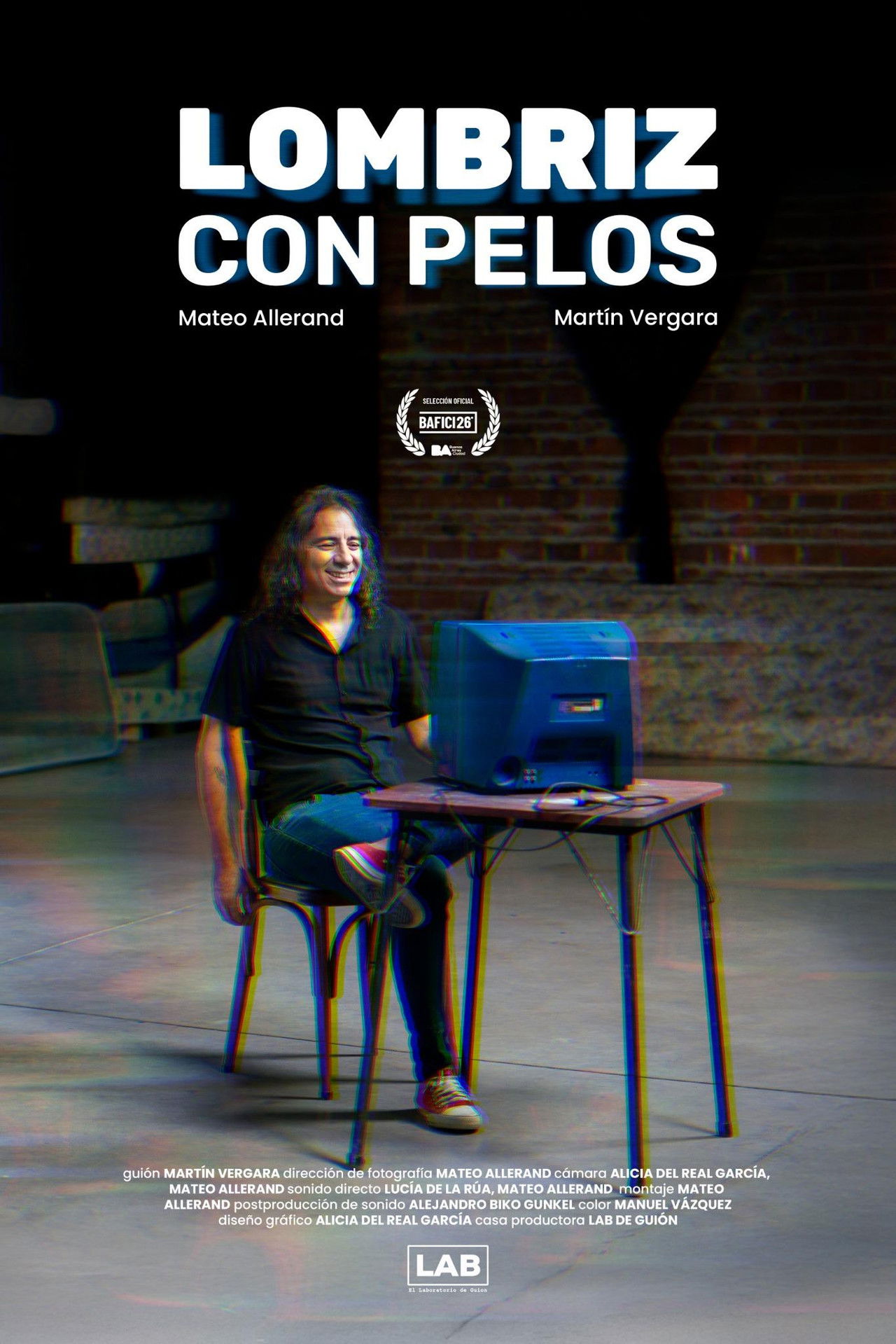 Worm with hairs Backdrop