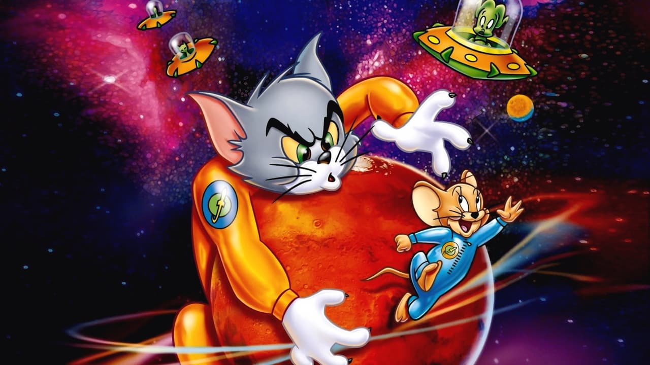 Scen från Tom & Jerry på väg mot planeten Mars