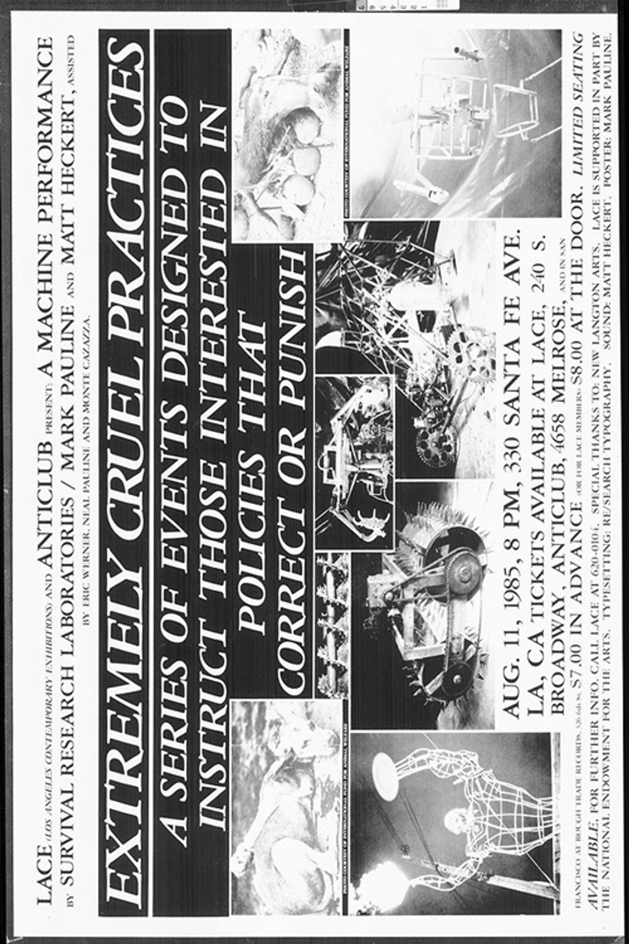 Extremely Cruel Practices: A Series of Events Designed to Instruct Those interested in Policies That Correct or Punish filmaffisch