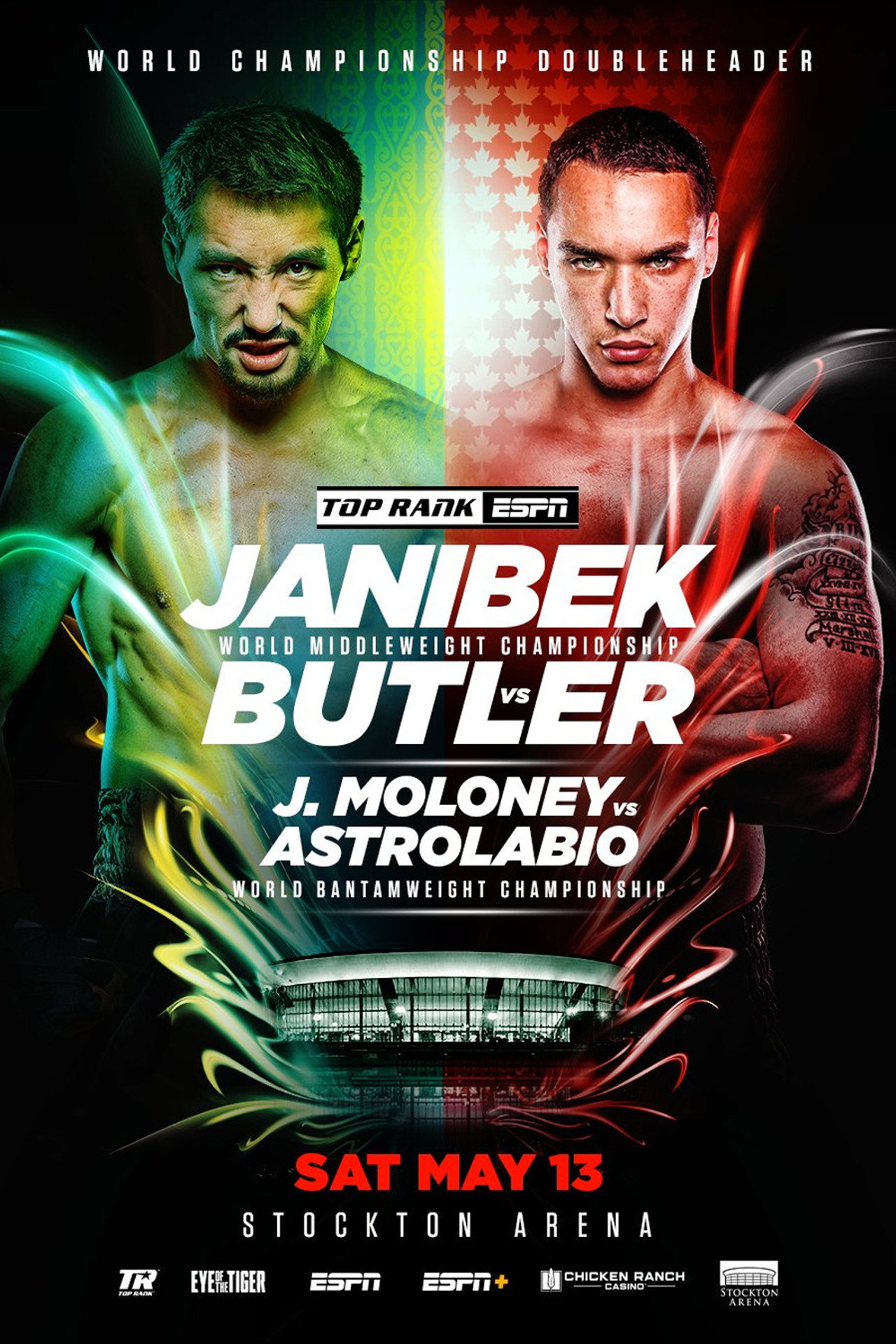 Janibek Alimkhanuly vs. Steven Butler filmaffisch