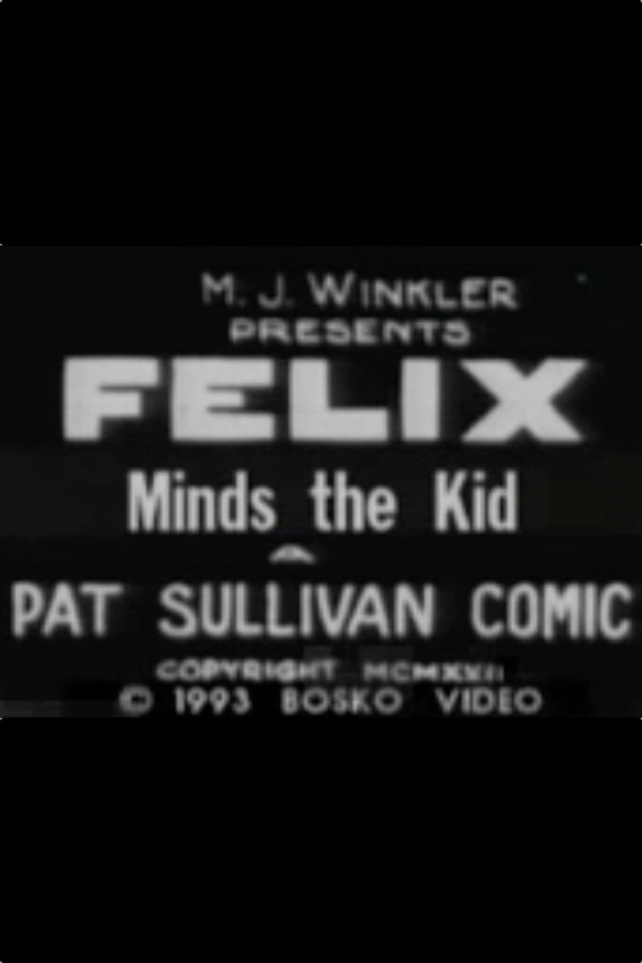 Felix Minds the Kid filmaffisch
