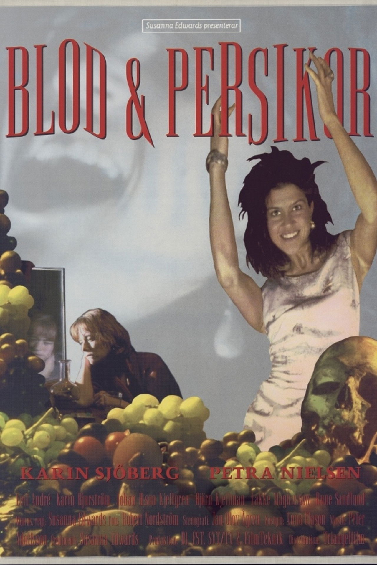 Blod & persikor Backdrop