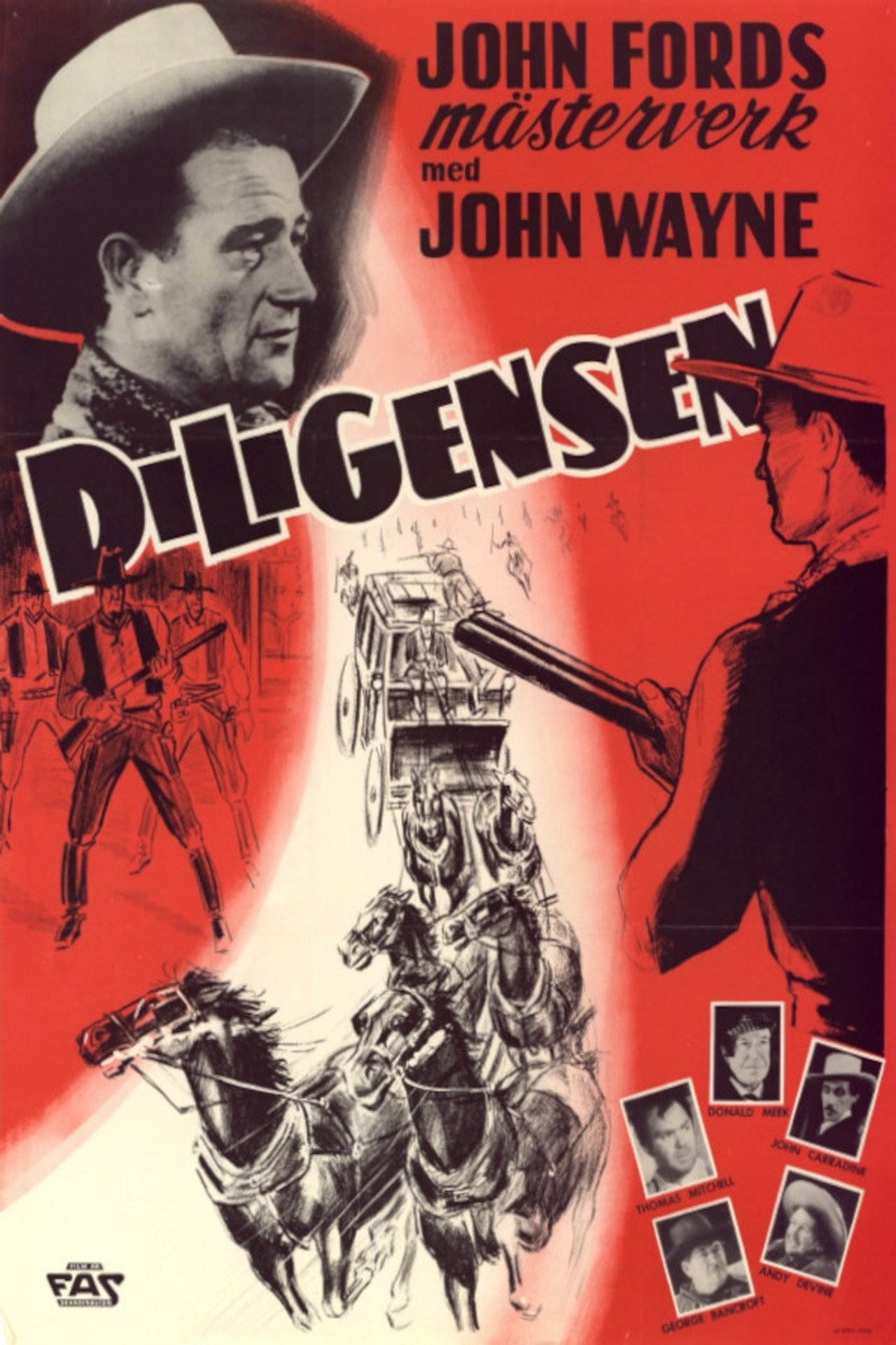 Diligensen filmaffisch