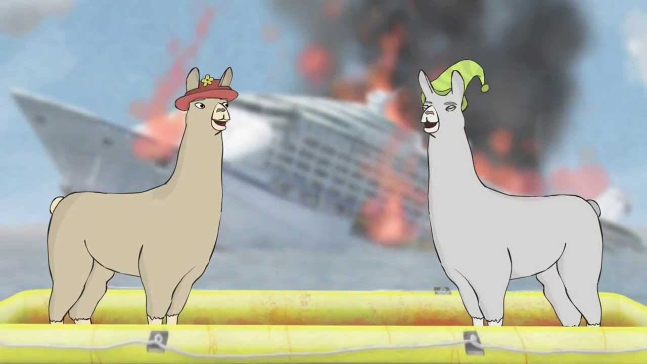 Backdrop for Llamas with Hats